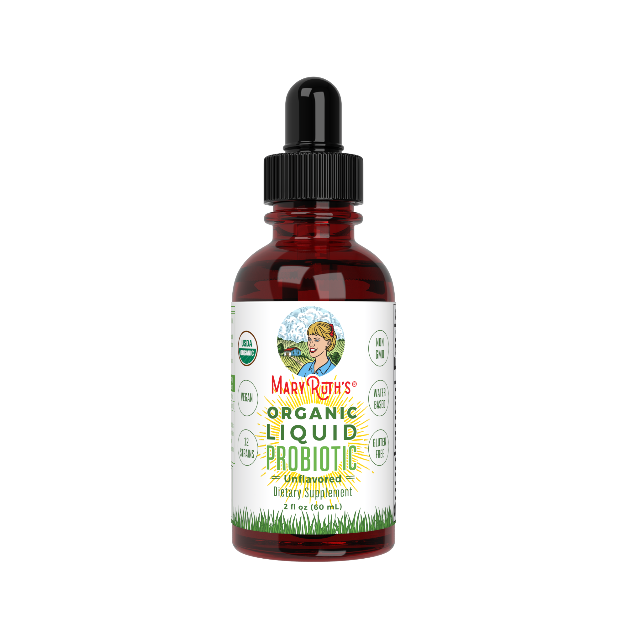 Organic Liquid Probiotic – Unflavored, 2oz