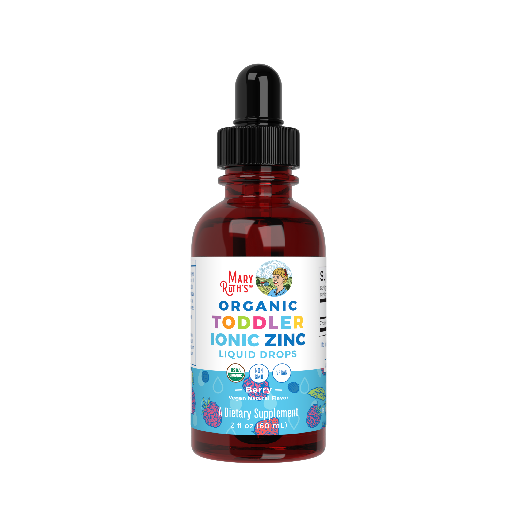 Organic Toddler Ionic Zinc Liquid Drops – Berry