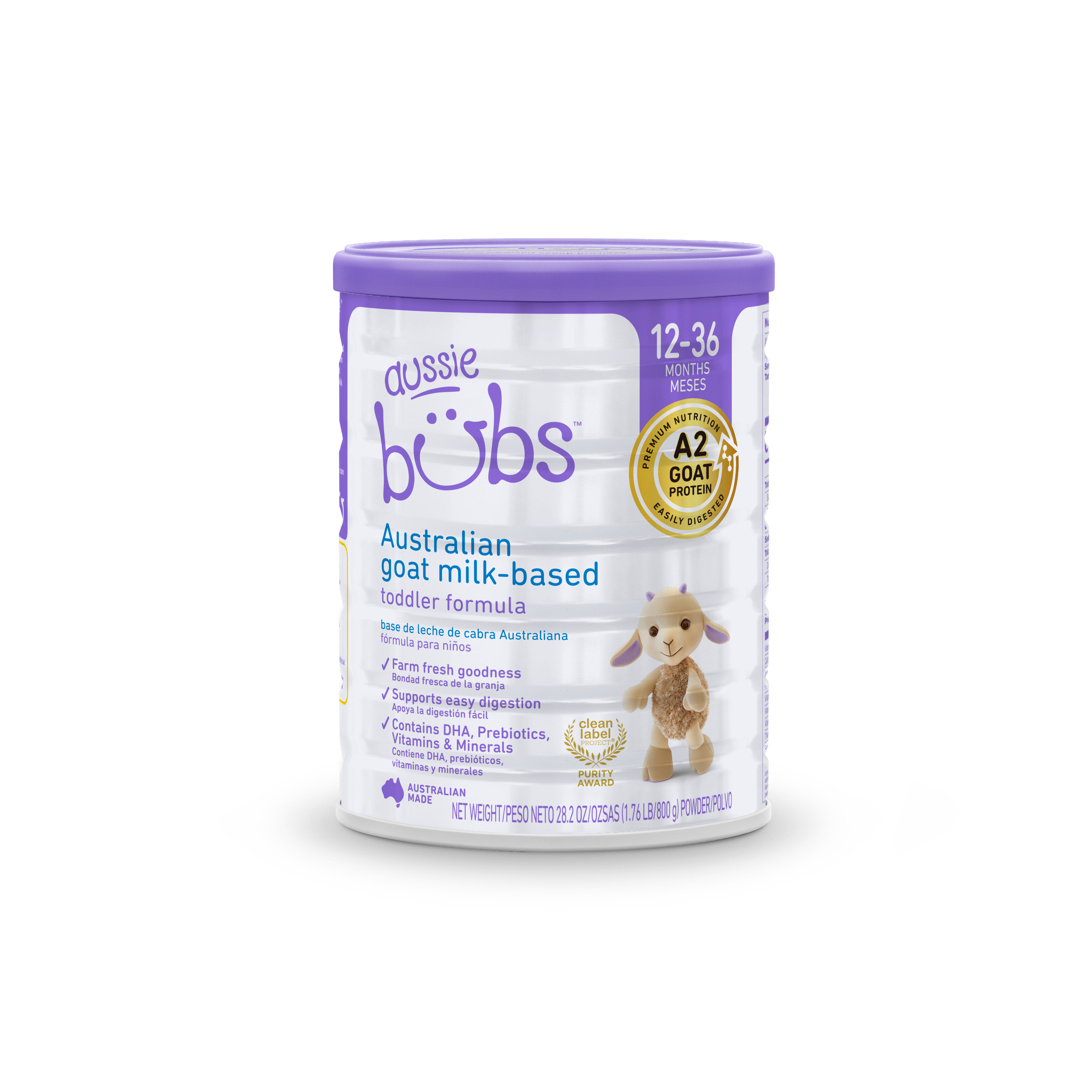 Aussie Bubs Australian Goat Milk-Based Toddler Formula