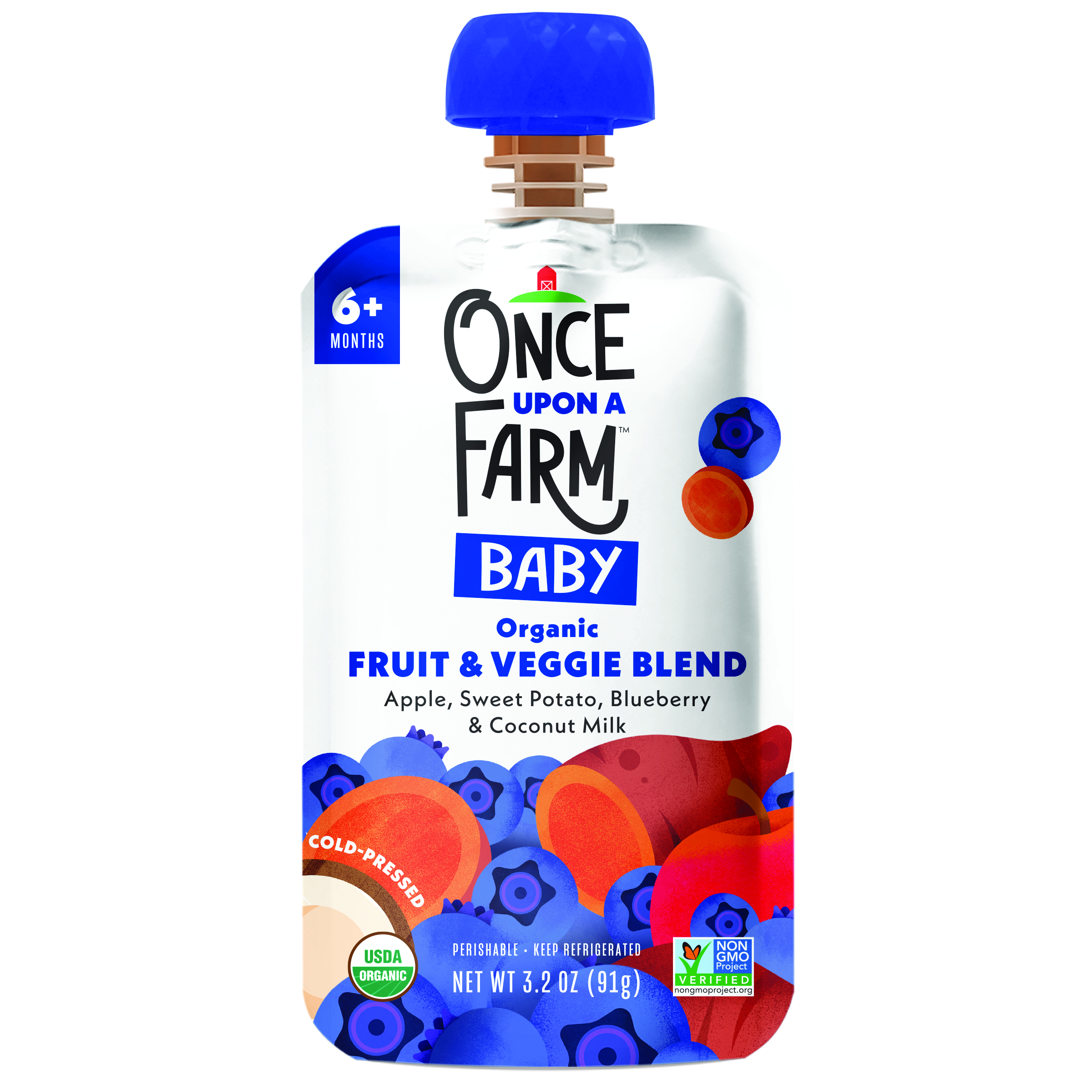 Apple, Sweet Potato, Blueberry & Coconut Milk