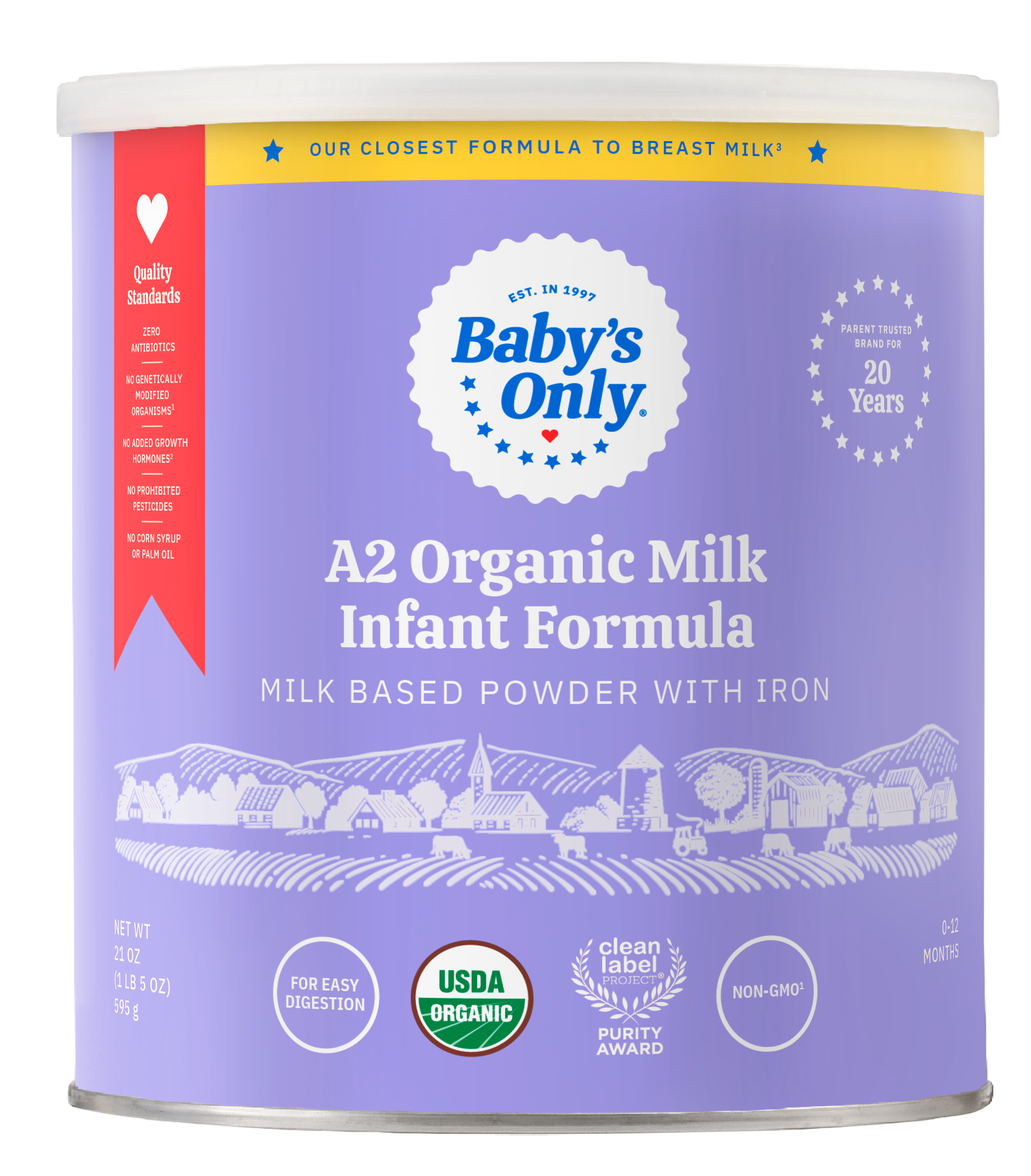 Baby’s Only A2 Organic Milk Infant Formula