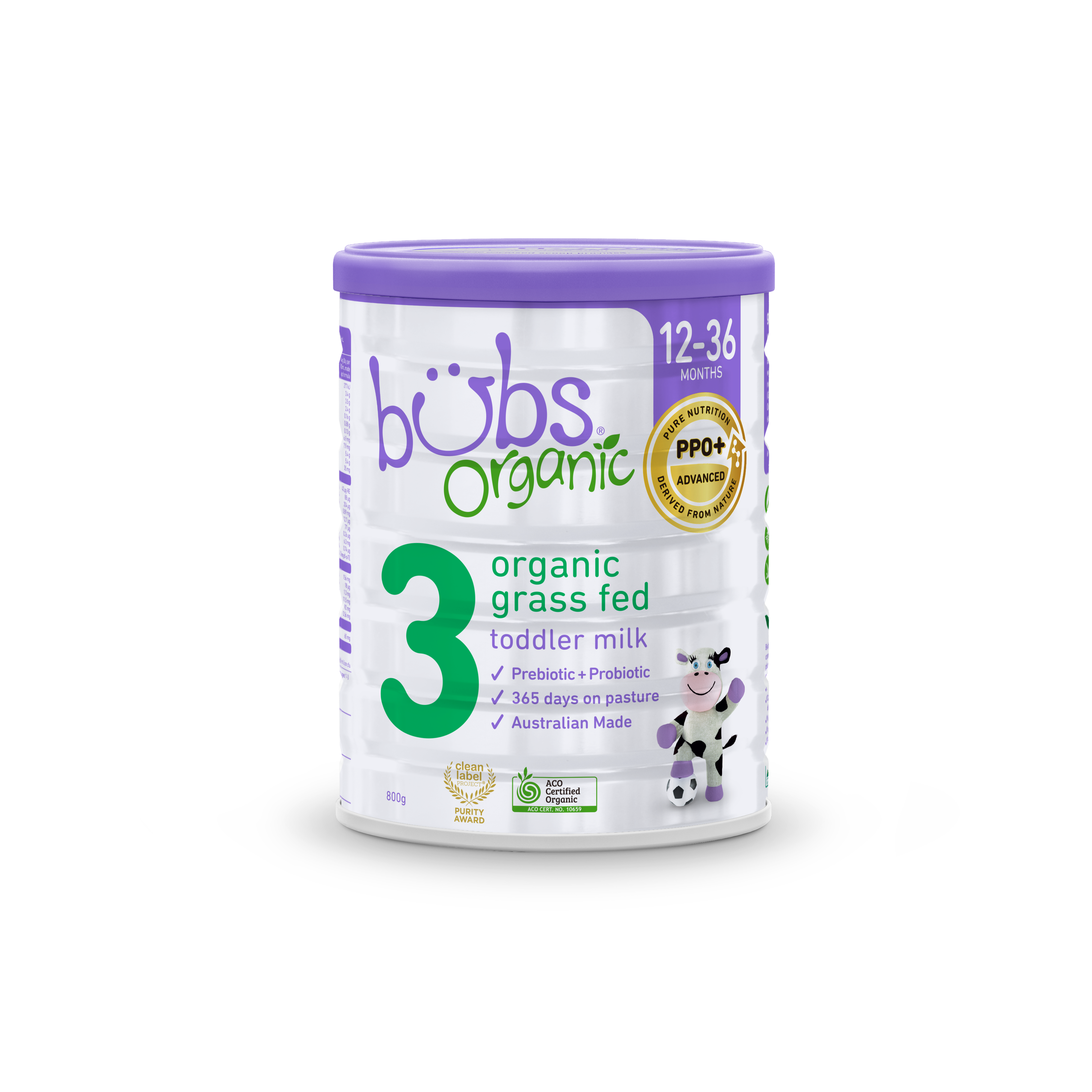 Bubs Organic Grass Fed Toddler Formula S3