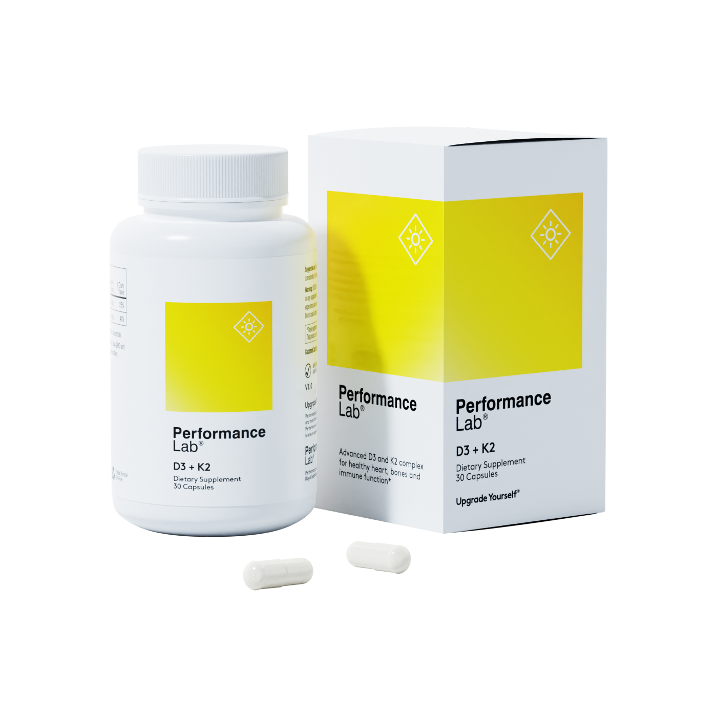 D3+K2 – Encapsulated dietary supplement