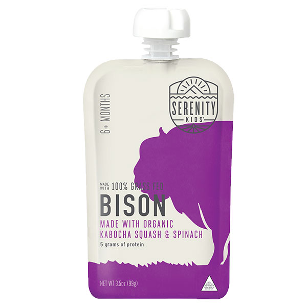 Grass Fed Bison with Organic Kabocha & Spinach