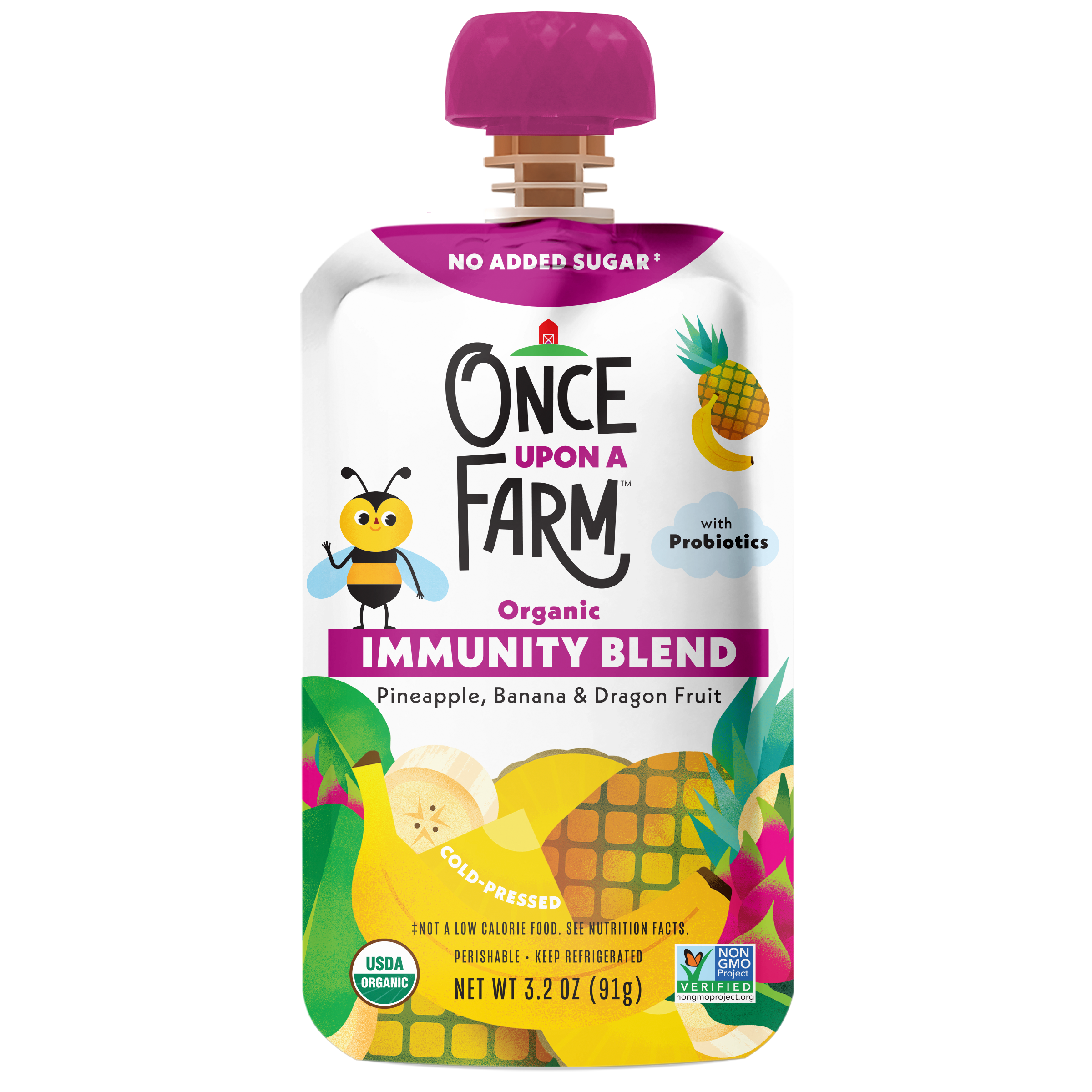 Immunity Blend Pineapple, Banana & Dragon Fruit