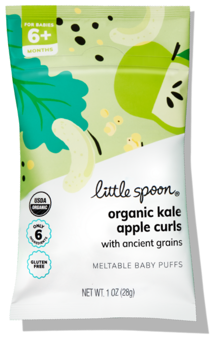 Organic Kale Apple Curls with Ancient Grains