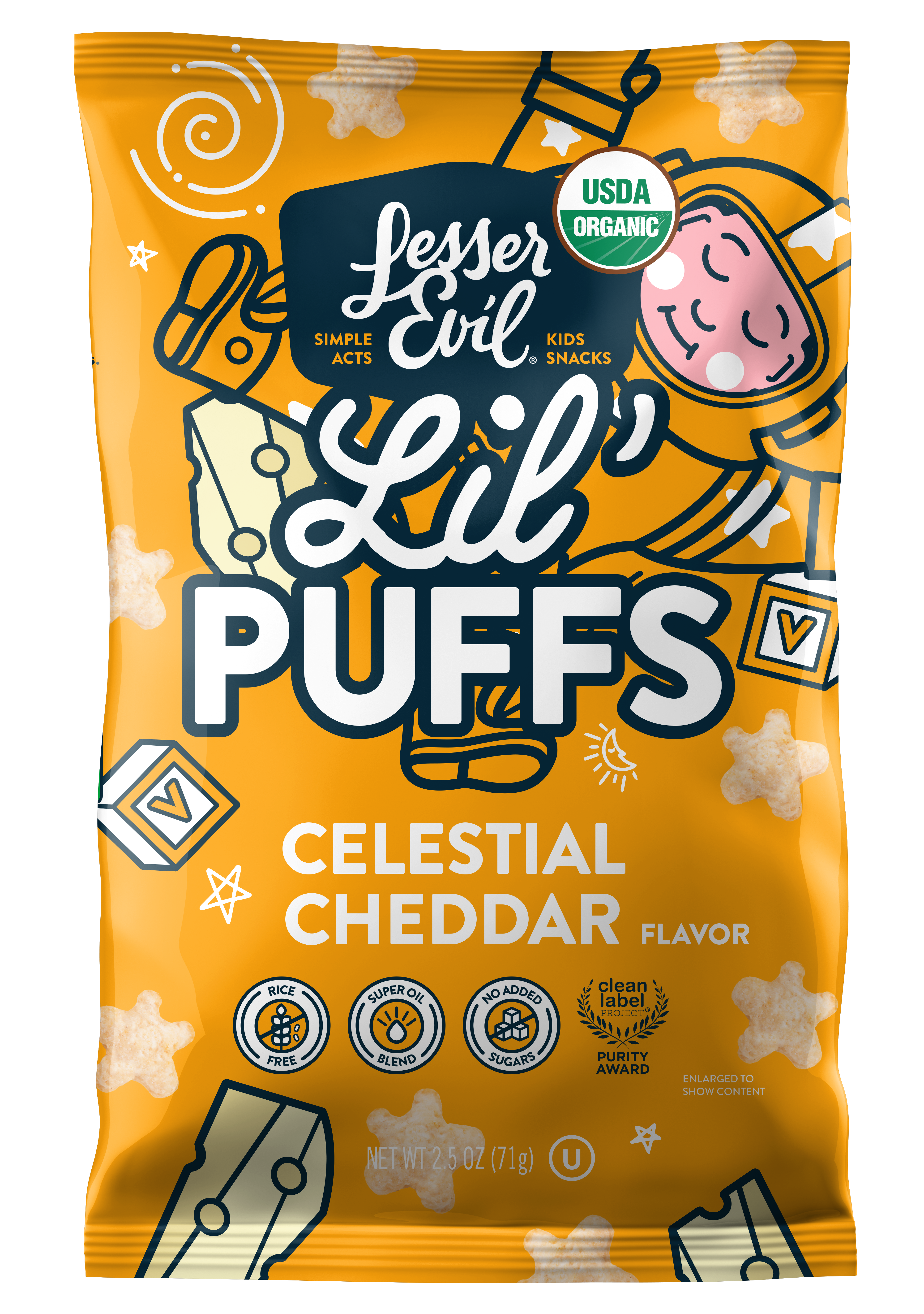 Lil Puffs Celestial Cheddar Flavor