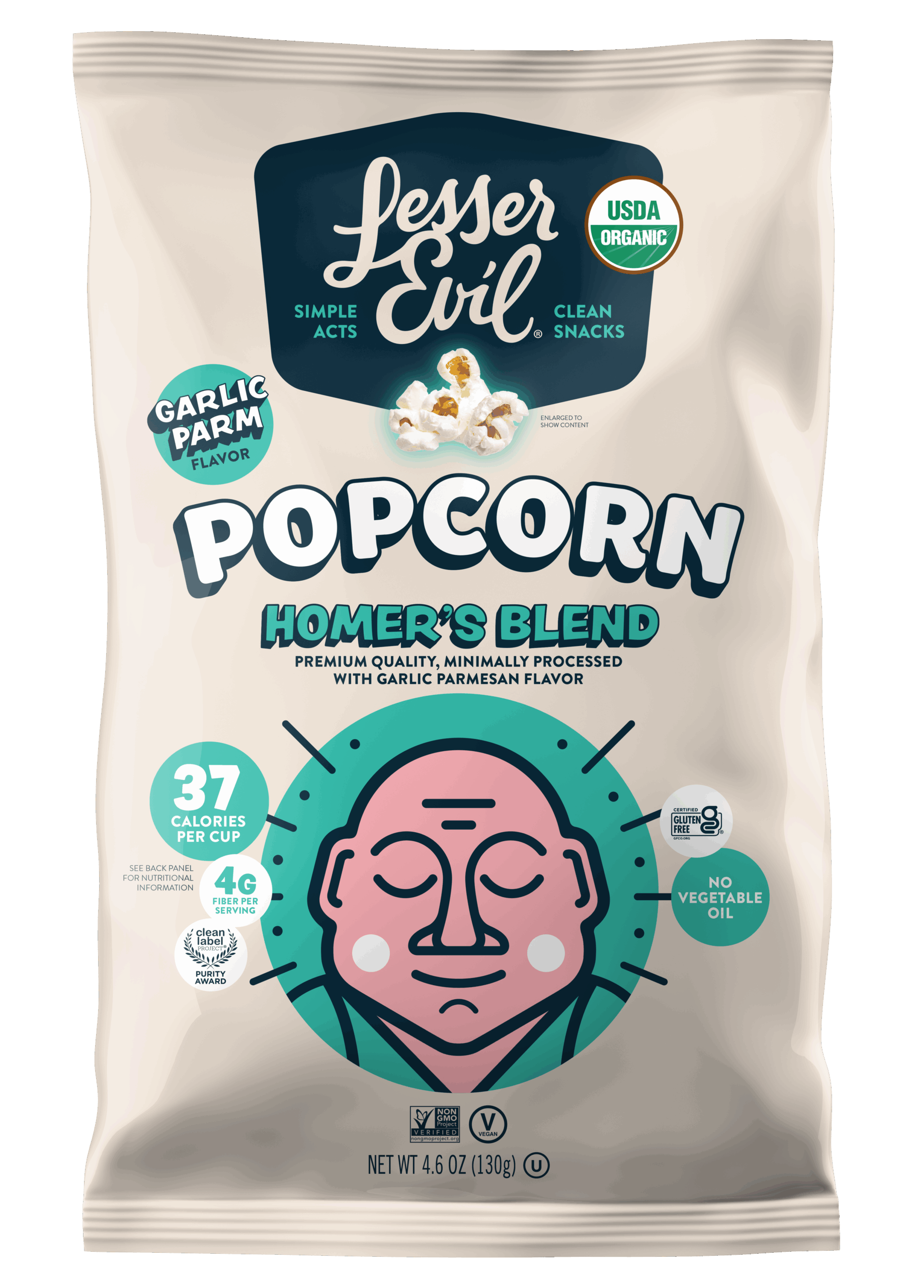 Organic Popcorn Homer’s Secret Blend