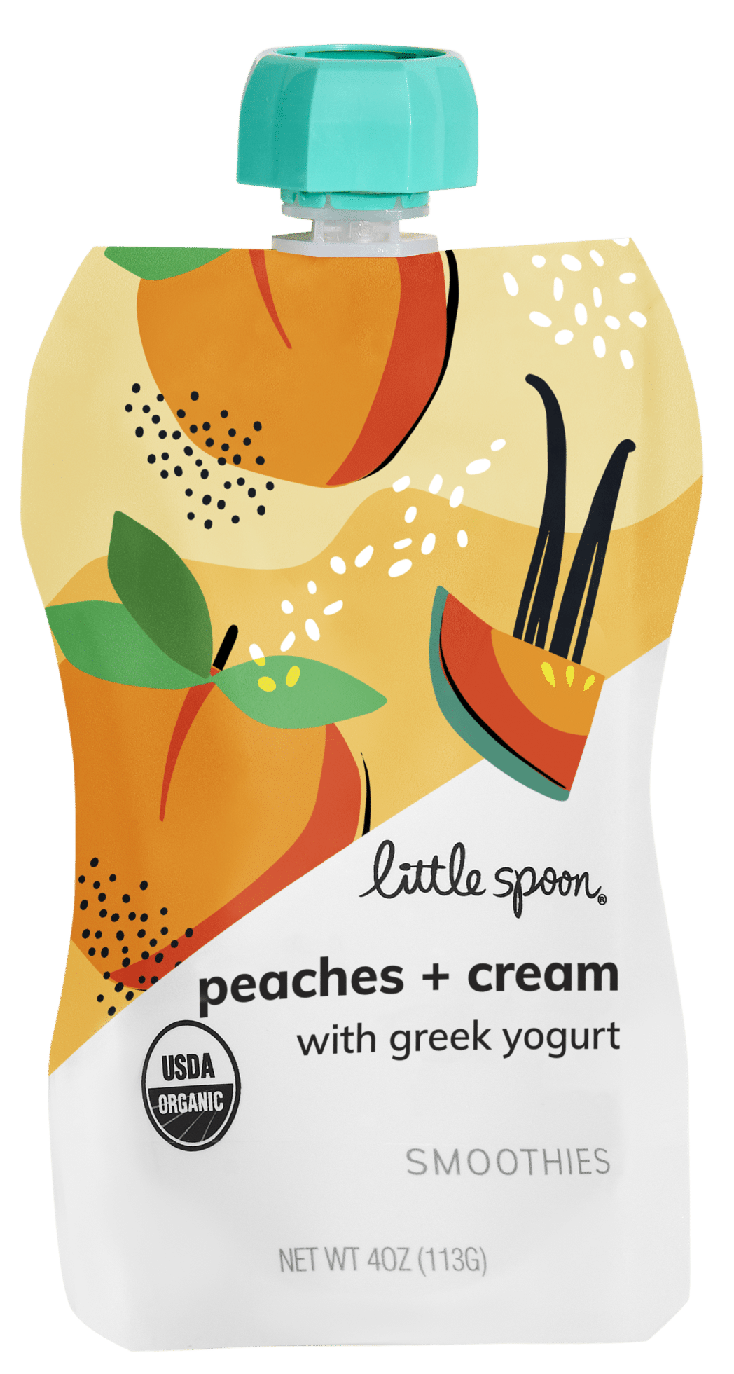 Peaches + Cream with Greek Yogurt