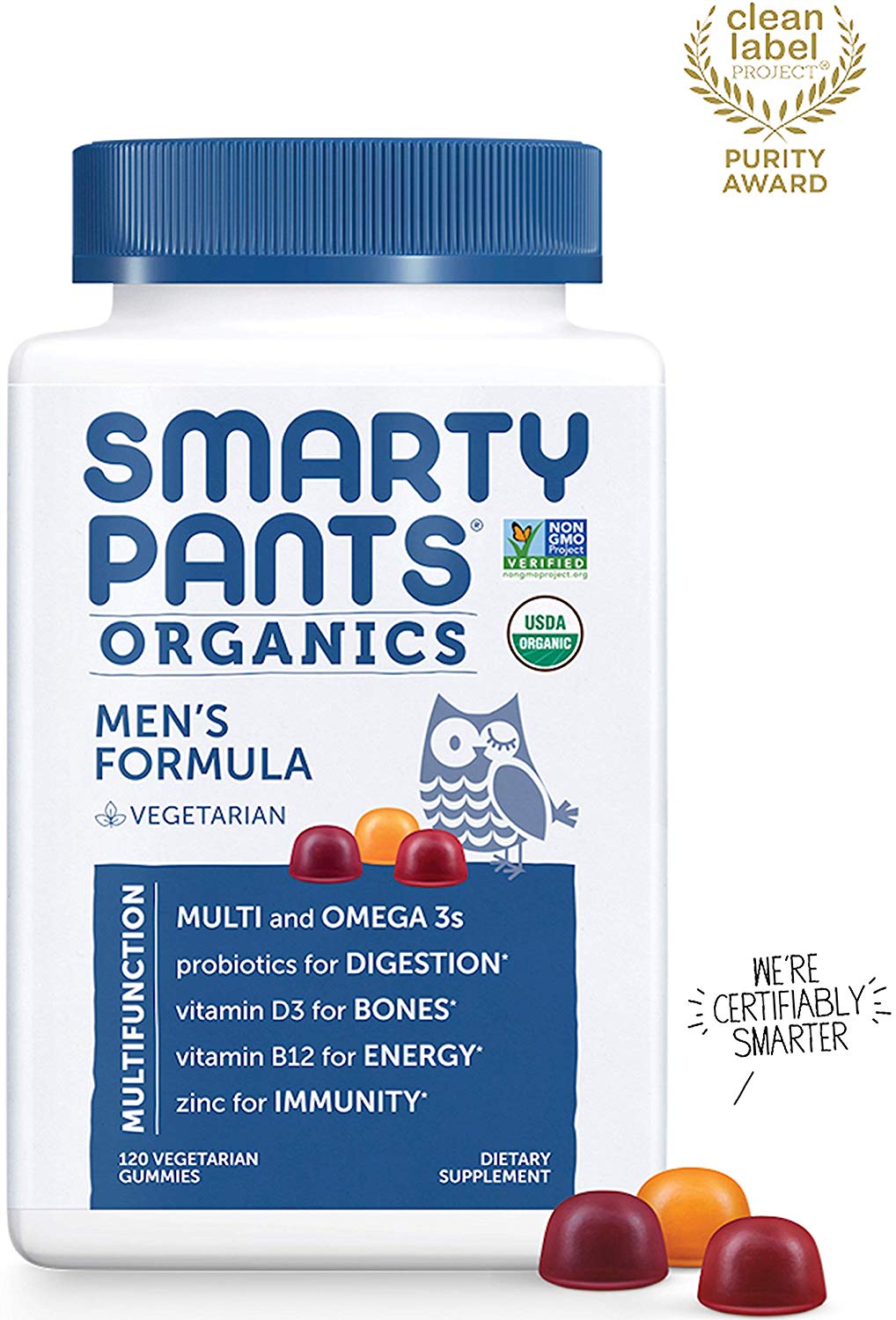 Organics with Probiotics – Men’s Formula (120 ct)