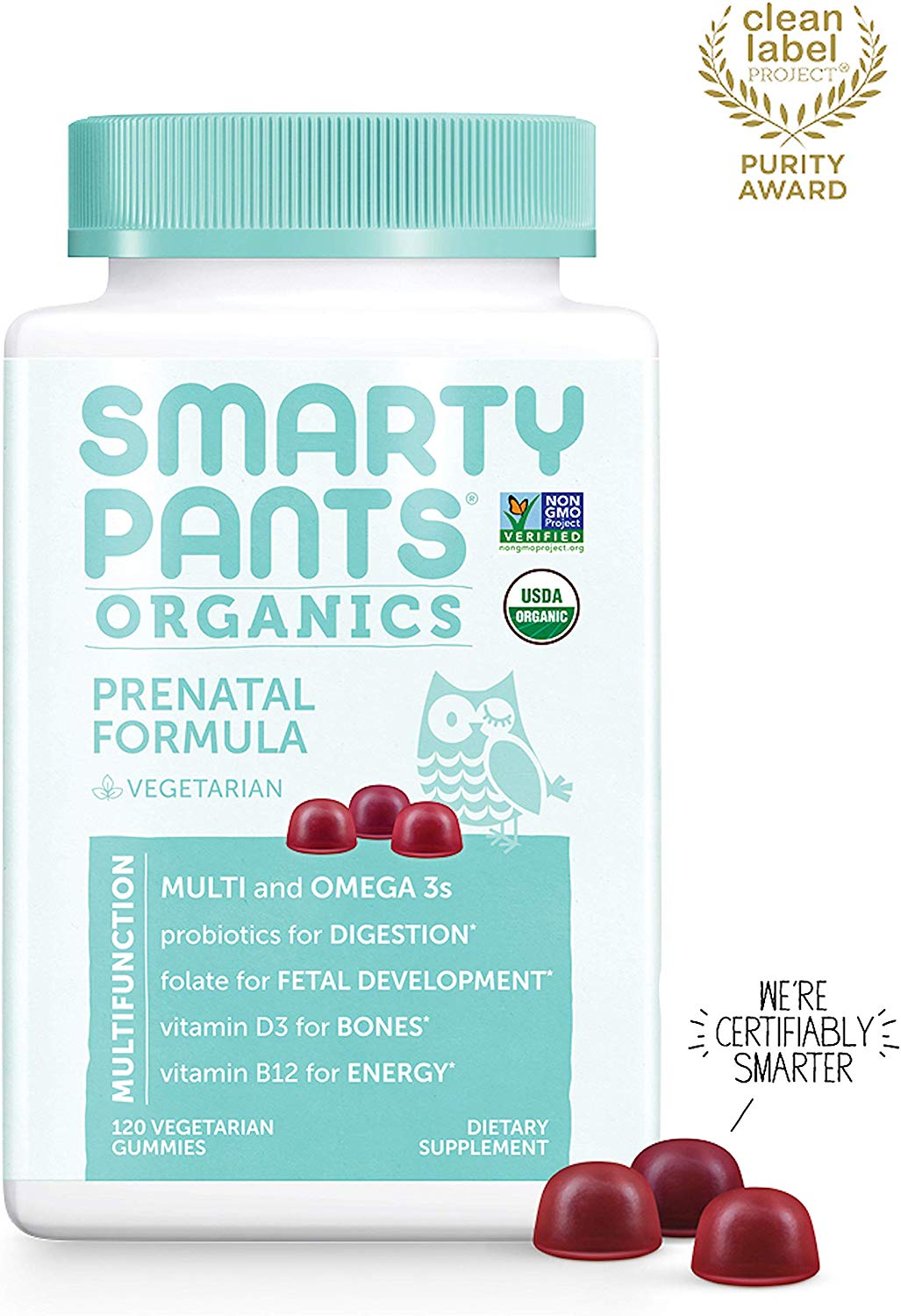Organics with Probiotics – Prenatal Formula (120 ct)