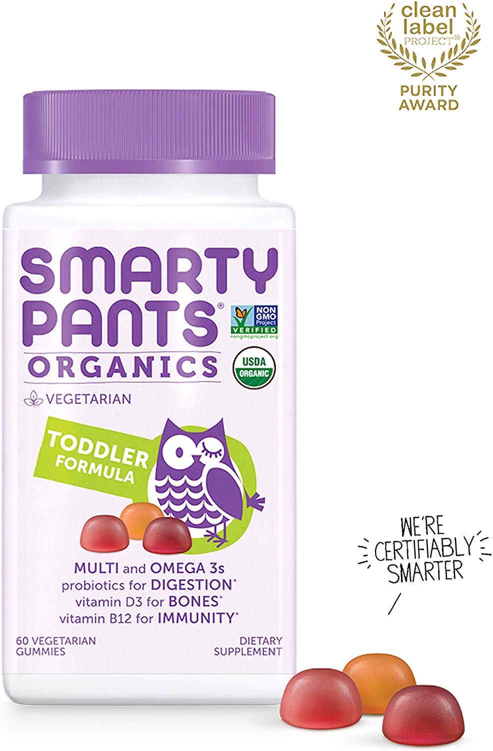 Organics with Probiotics – Toddler Formula (60 ct)