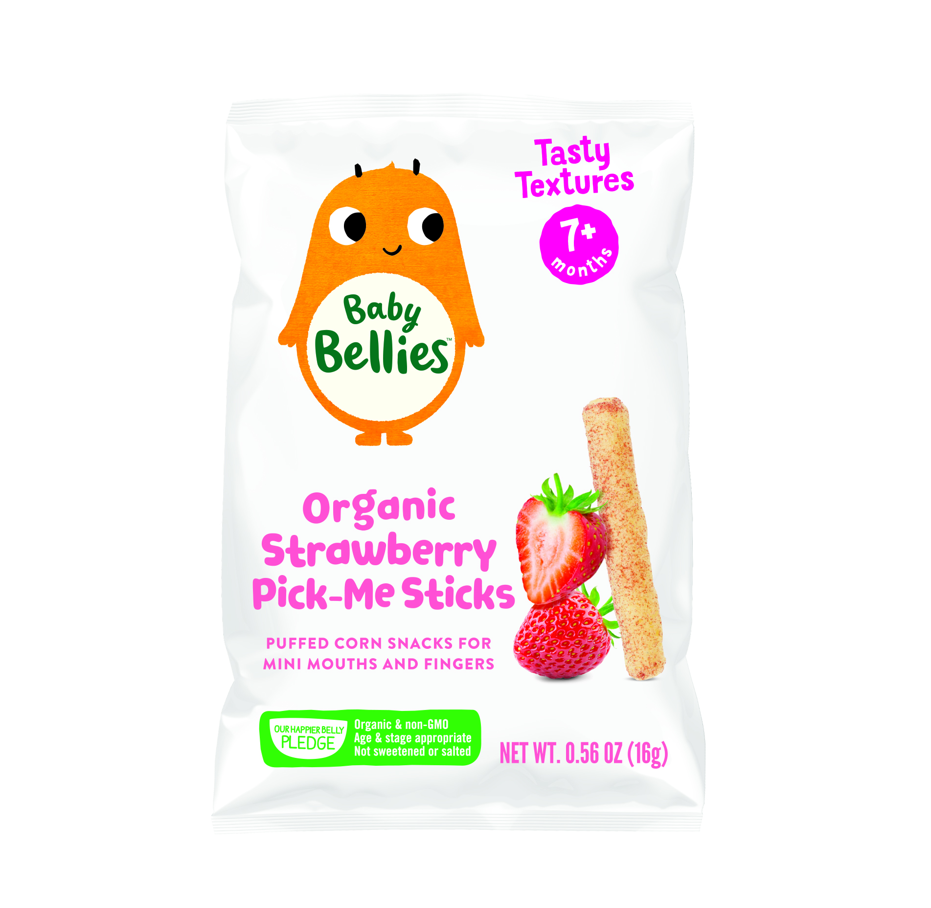 Baby Bellies Organic Strawberry Pick-Me Sticks