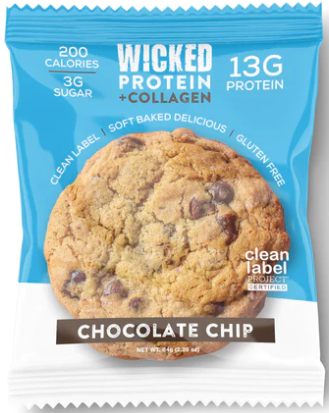 WICKED Chocolate Chip Protein Cookies