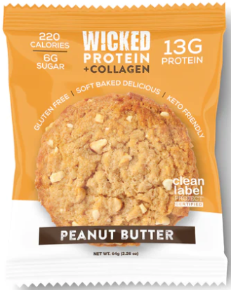 WICKED Peanut Butter Protein Cookies