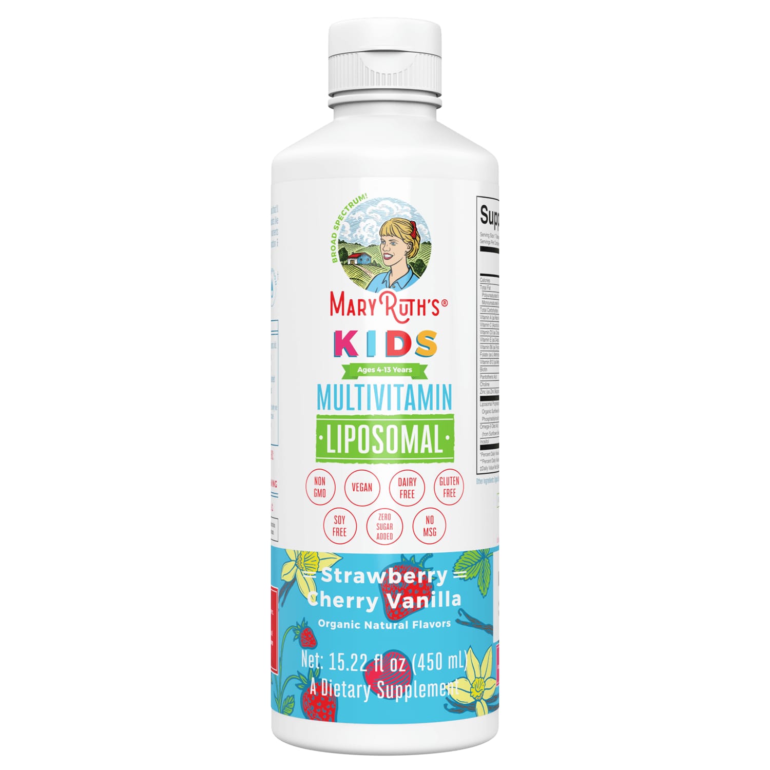 Organic Kids Multivitamin Liposomal – Strawberry Cherry Vanilla