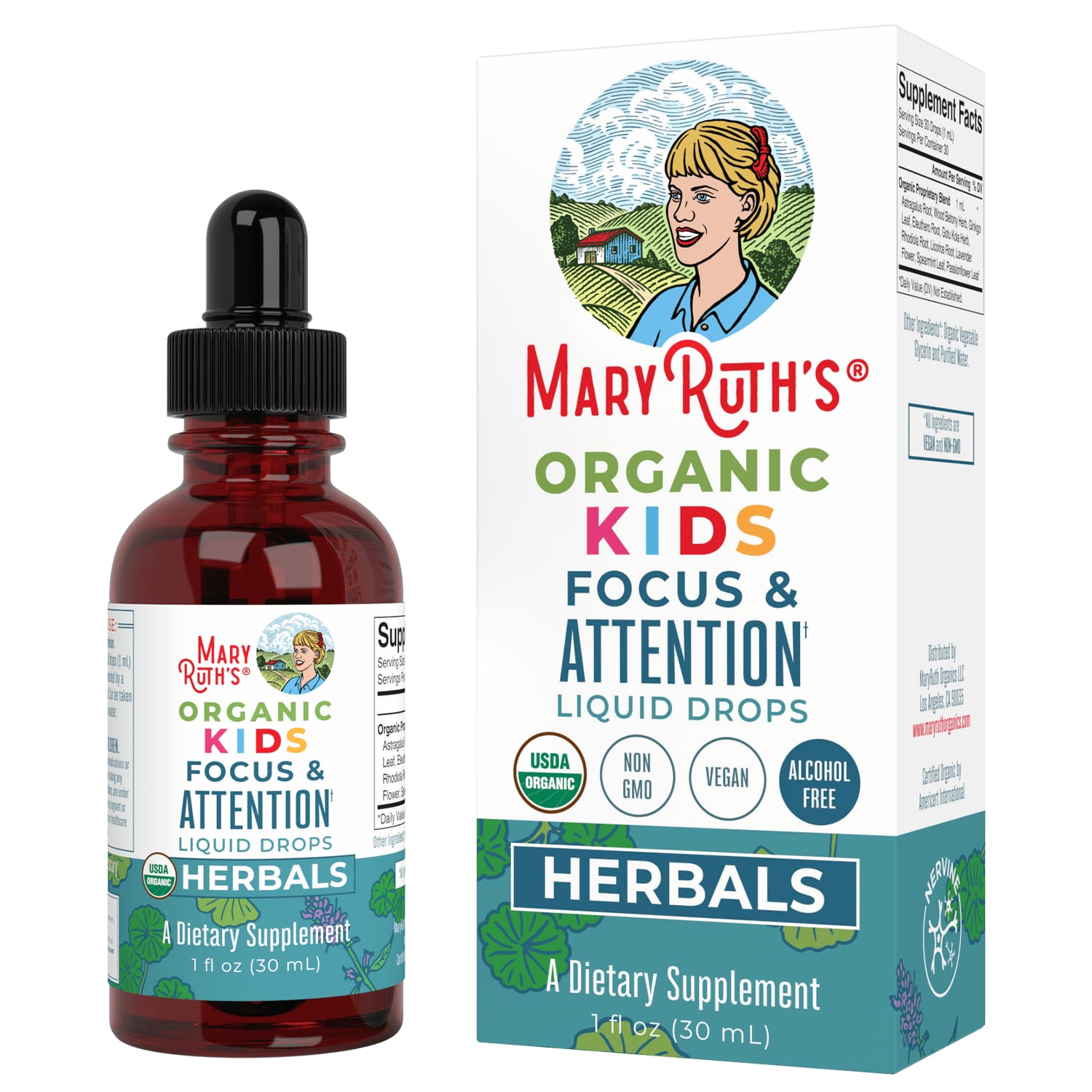 Organic Focus & Attention Liquid Extract