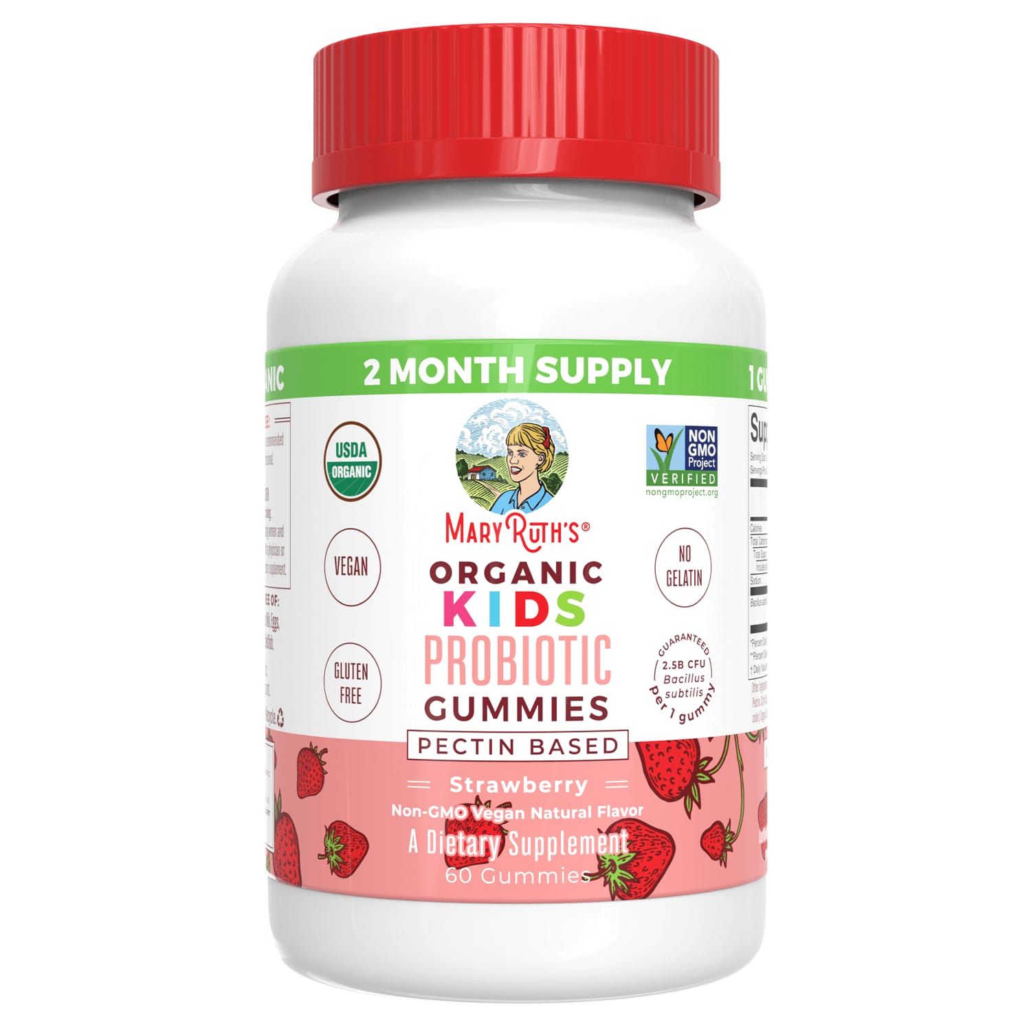 Organic Kids Probiotic Gummies – Strawberry