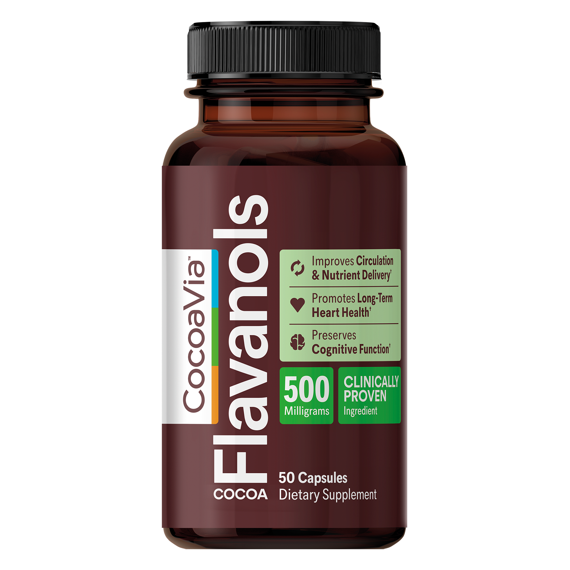 500mg Cocoa Flavanol Capsules 25sv