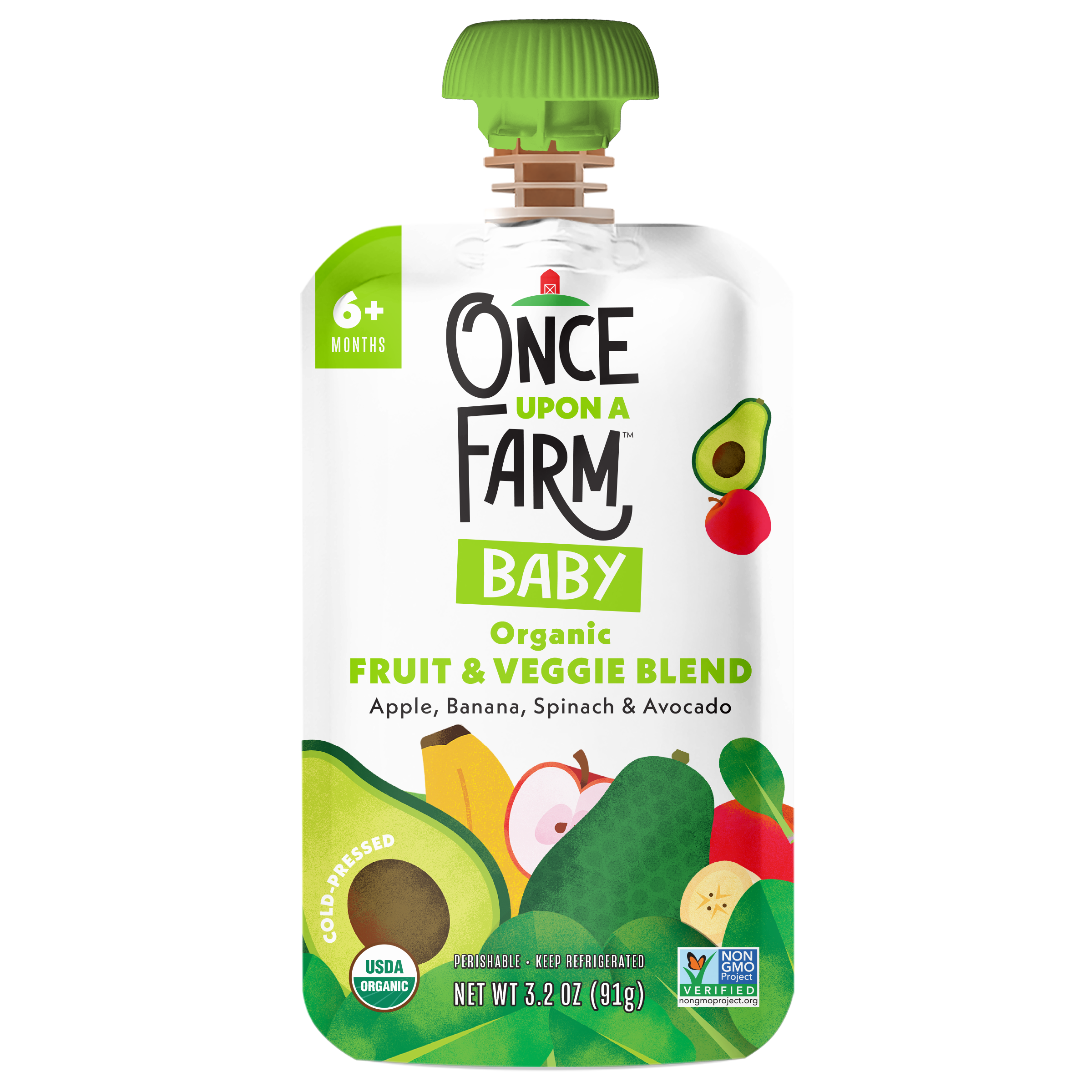 Organic Baby Blend Apple Banana Spinach & Avocado