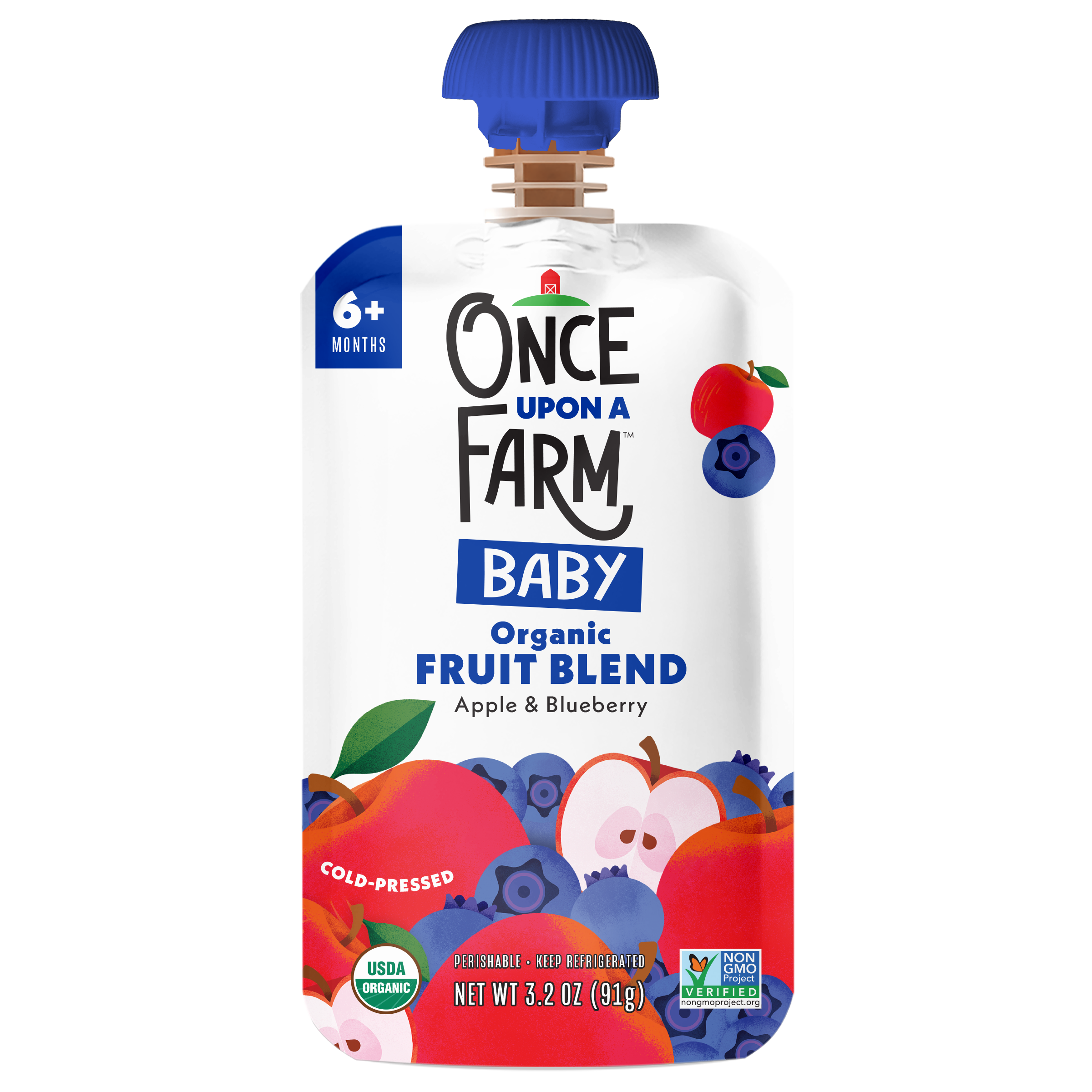 Baby Organic Fruit Blend Apple & Blueberry