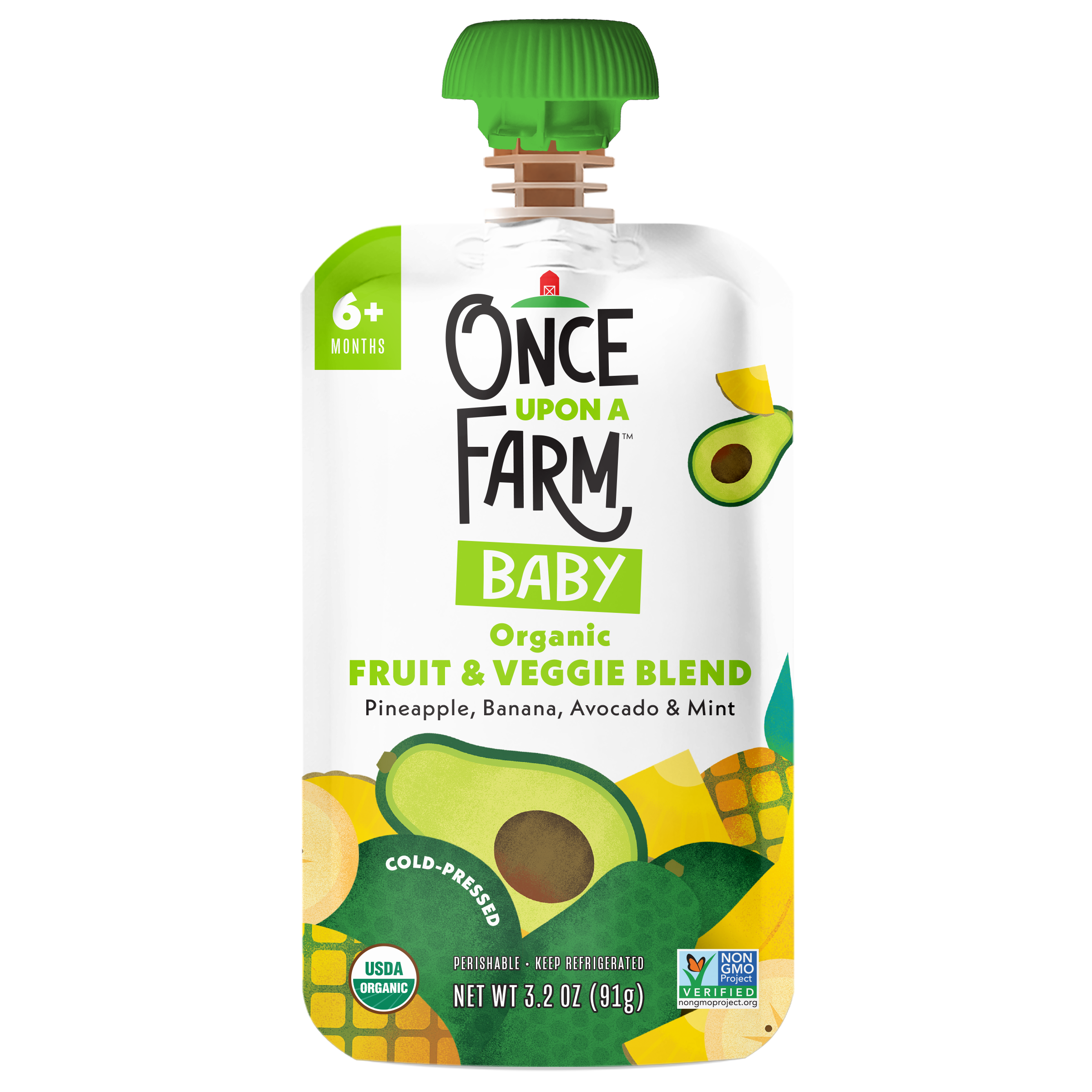 Pineapple, Banana, Avocado & Mint