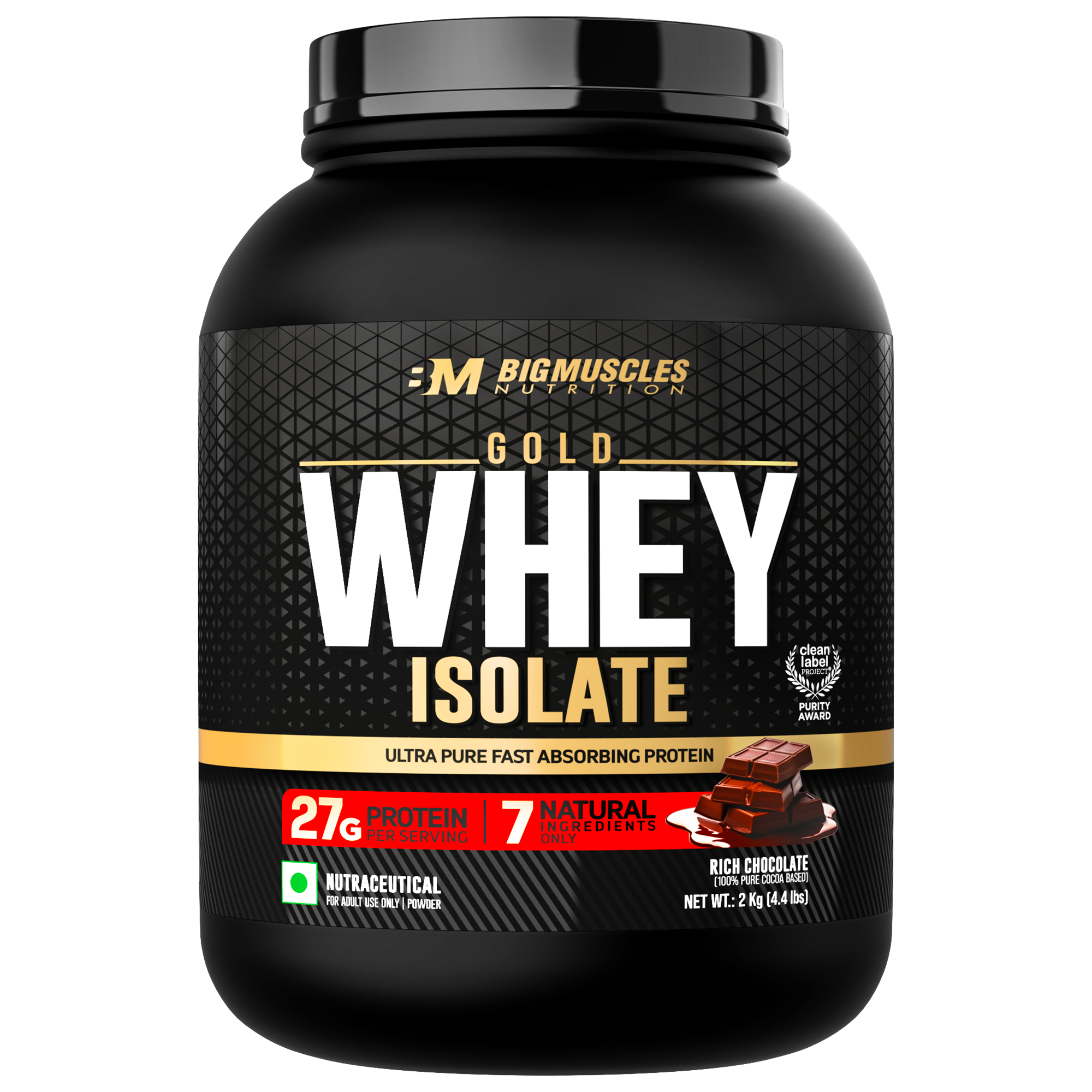 Gold Whey Isolate – Rich Chocolate