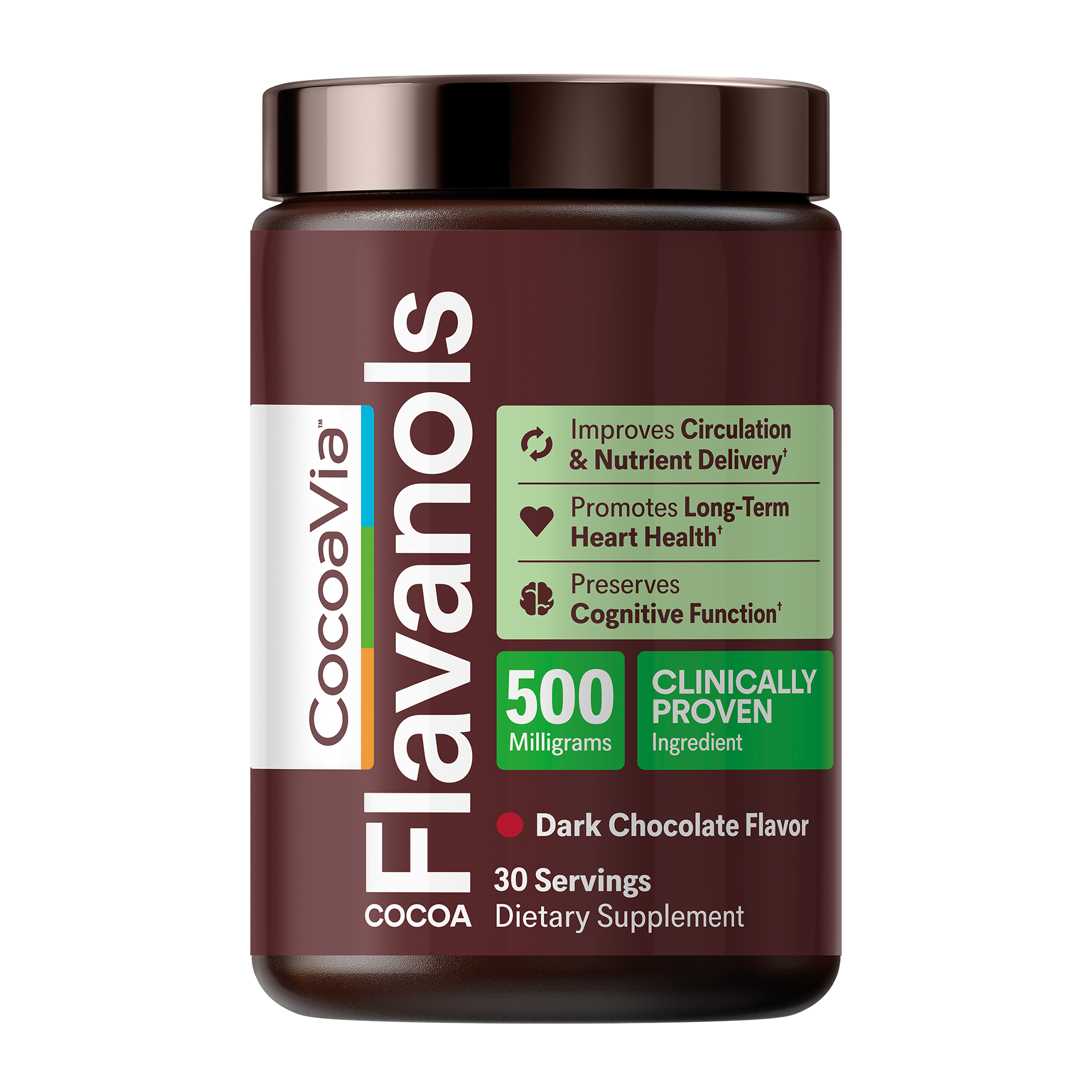 500mg Cocoa Flavanol Powder 30sv