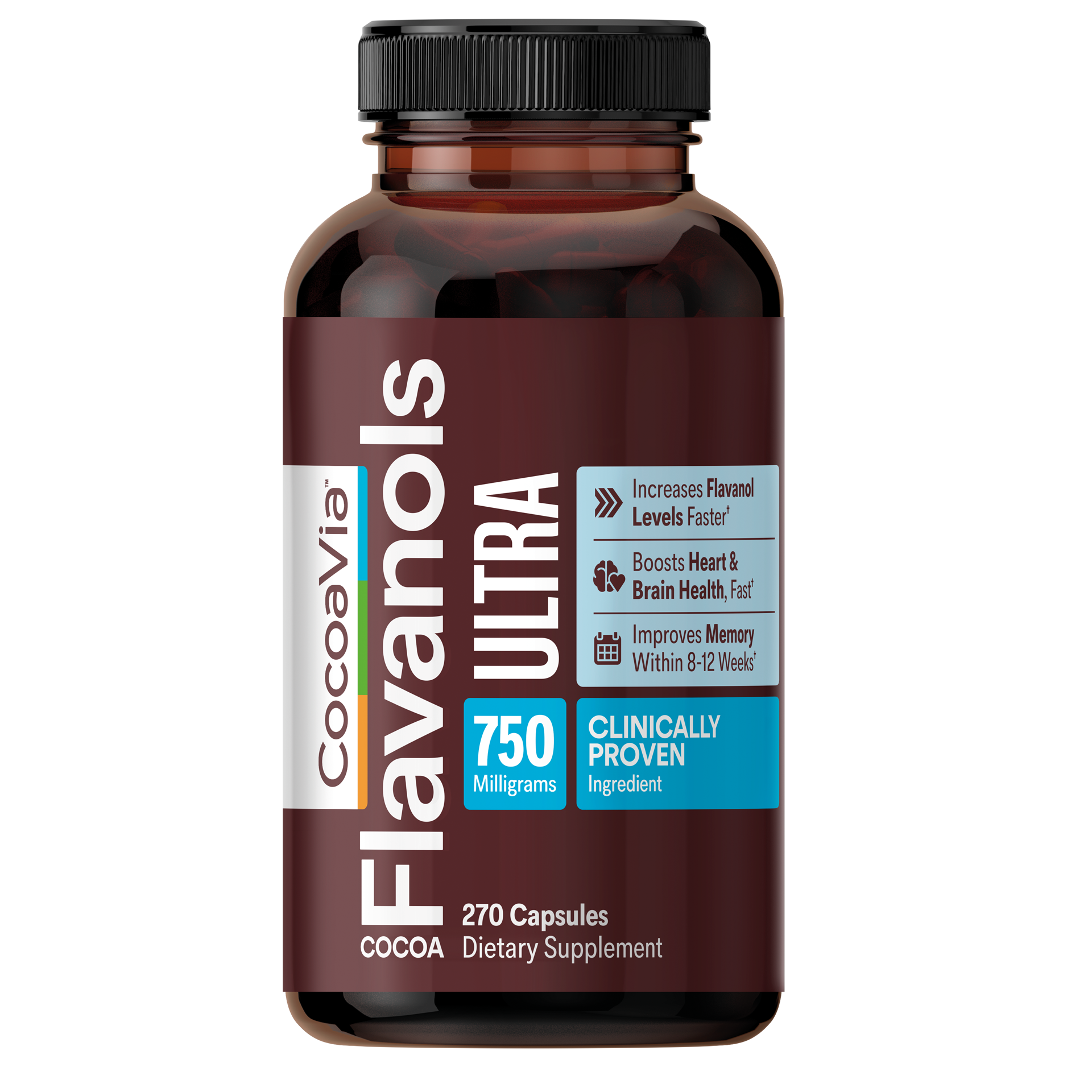 Cocoa Flavanol 750 Capsules 90sv