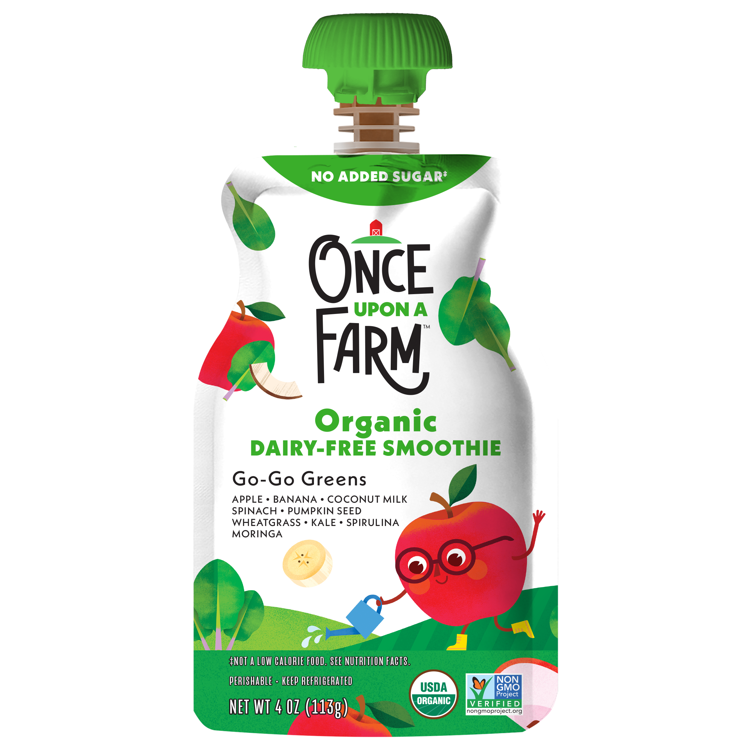 Organic Dairy Free Smoothie Go Go Greens