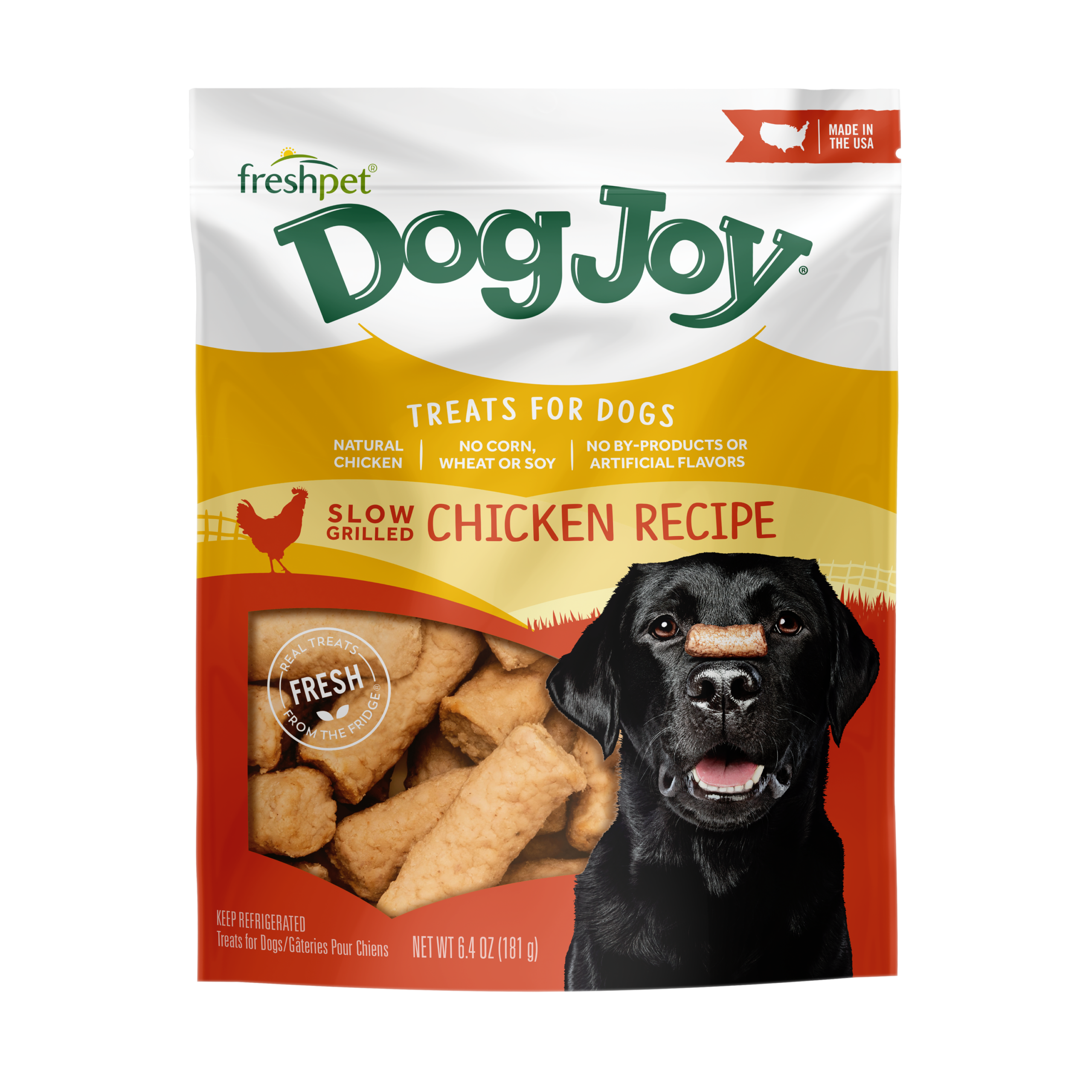 FRESHPET DOG JOY TREATS CHICKEN 6.4 OZ