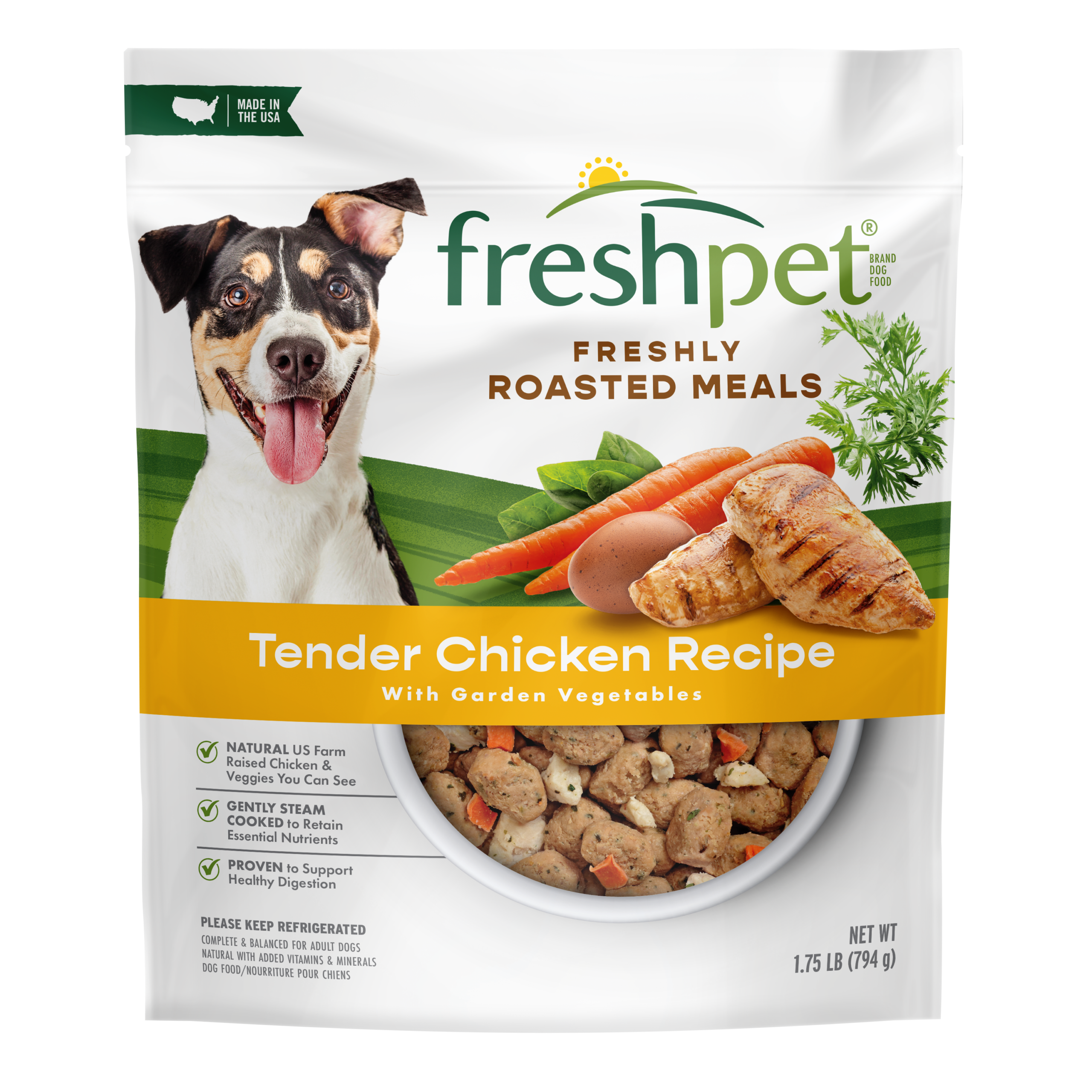FRESHPET SELECT DOG ROASTED MEALS CHICKEN RECIPE 1.75 LB