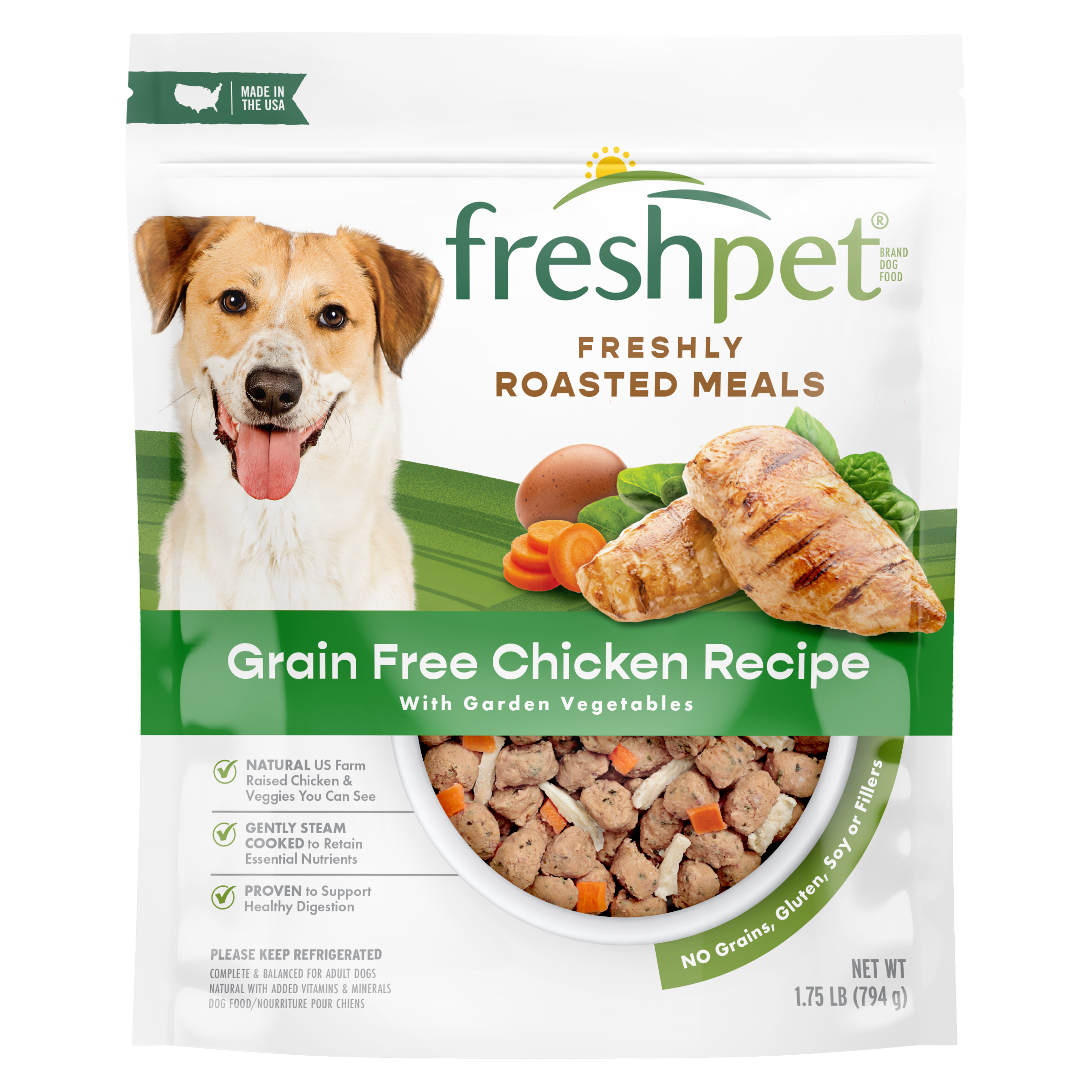 FRESHPET SELECT DOG ROASTED MEALS GRAIN FREE CHICKEN RECIPE 1.75 LB