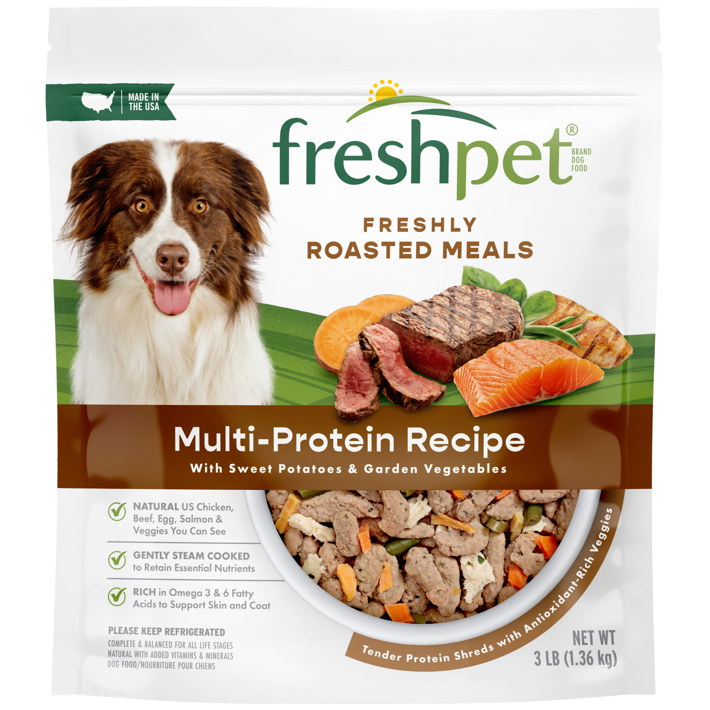 FRESHPET SELECT DOG ROASTED MEALS MULTI PROTEIN RECIPE 3 LB