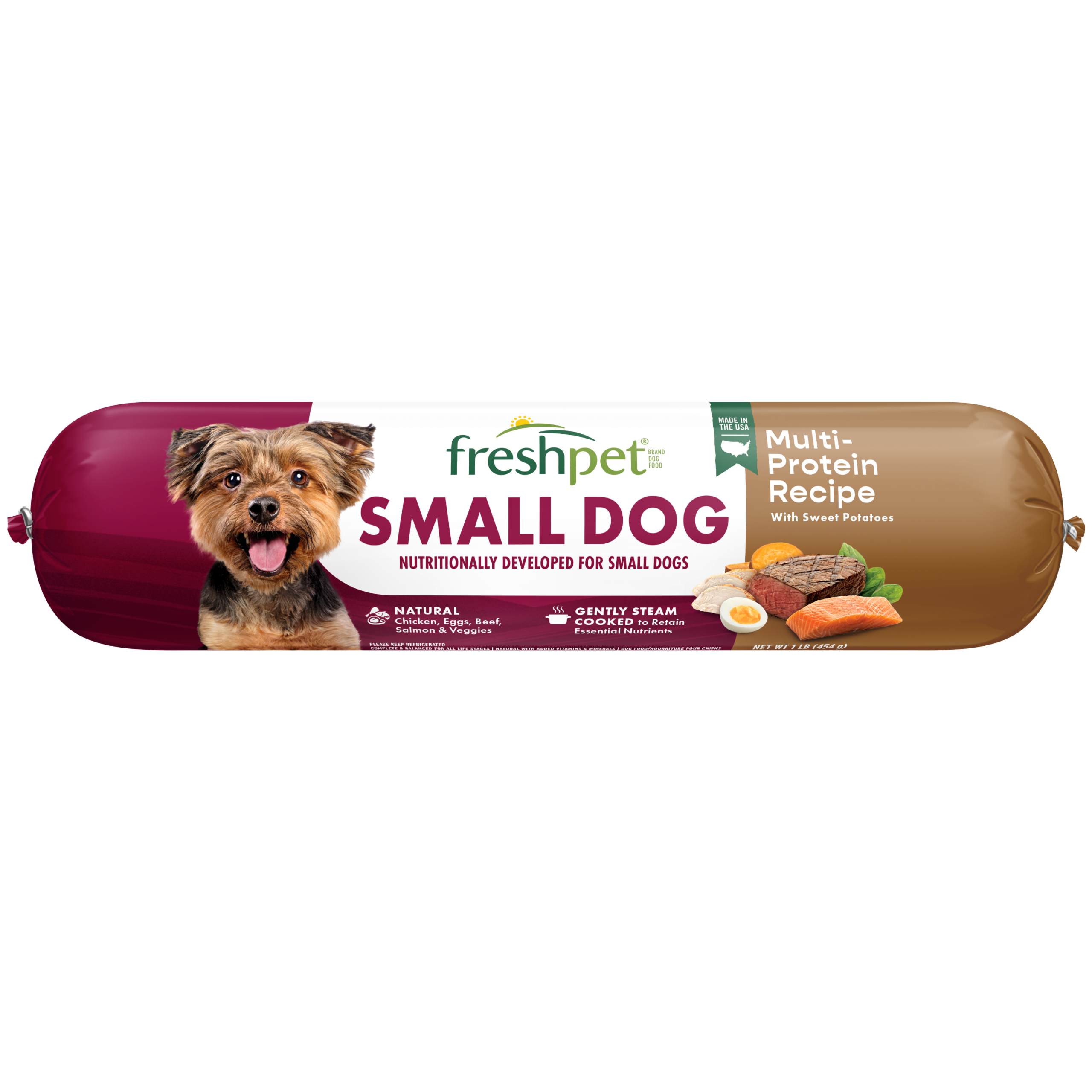 FRESHPET SELECT SMALL DOG ROLL MULTI PROTEIN RECIPE 1 LB
