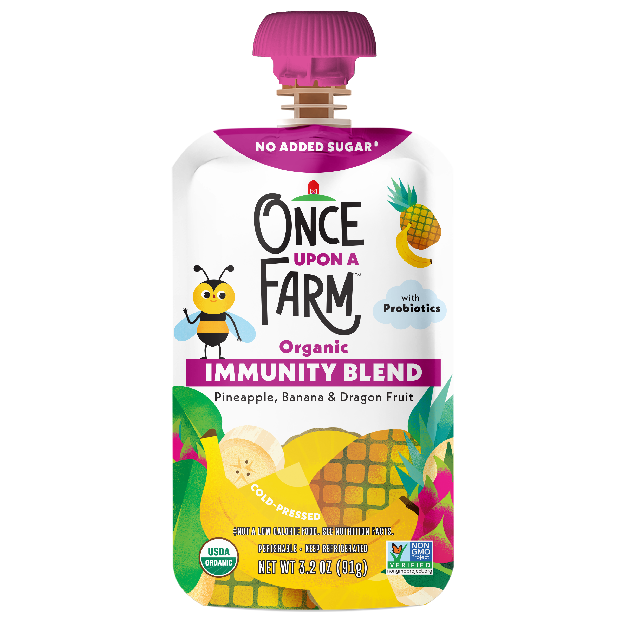 Immunity Blend Pineapple, Banana & Dragon Fruit