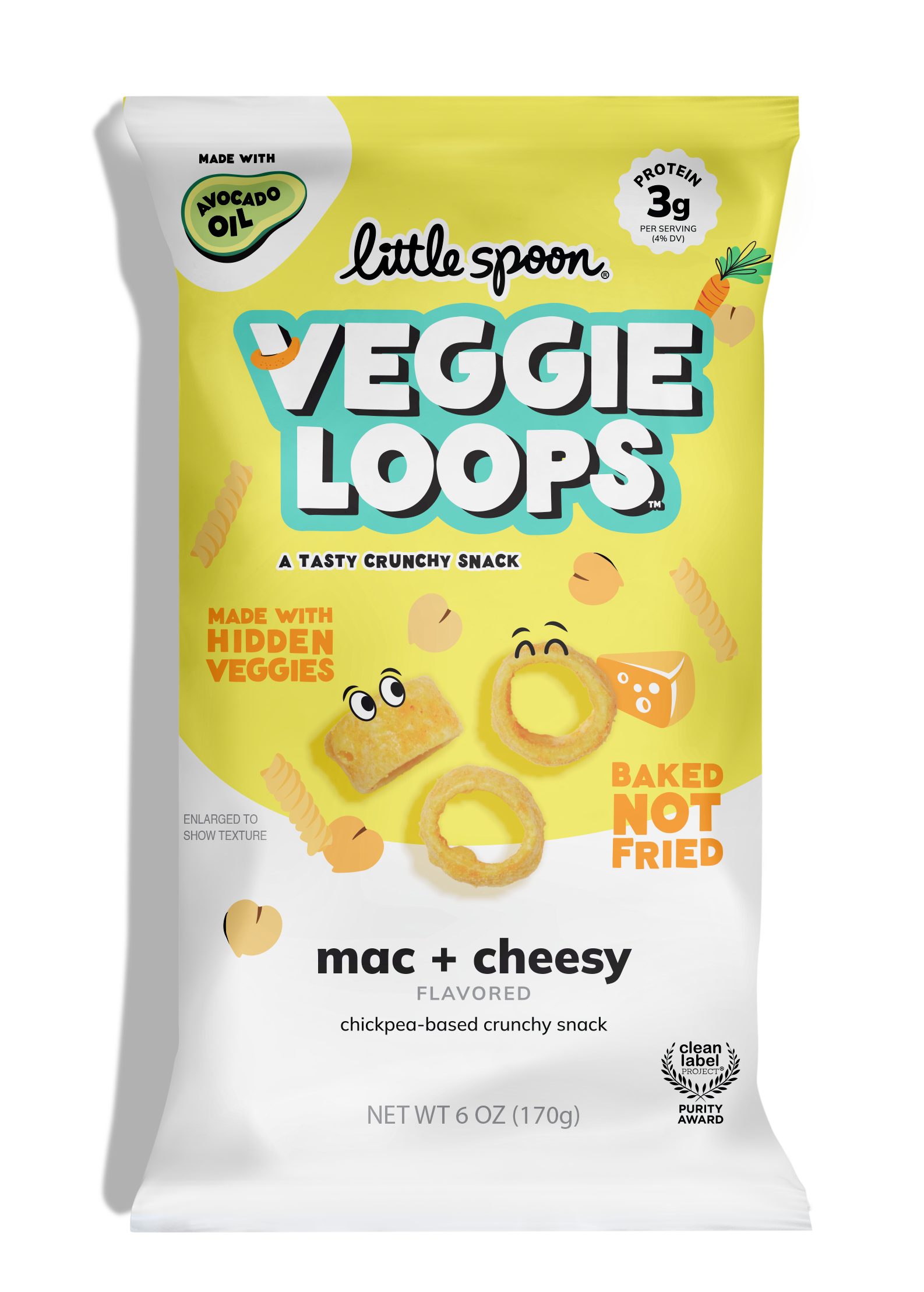 Mac + Cheesy Veggie Loops