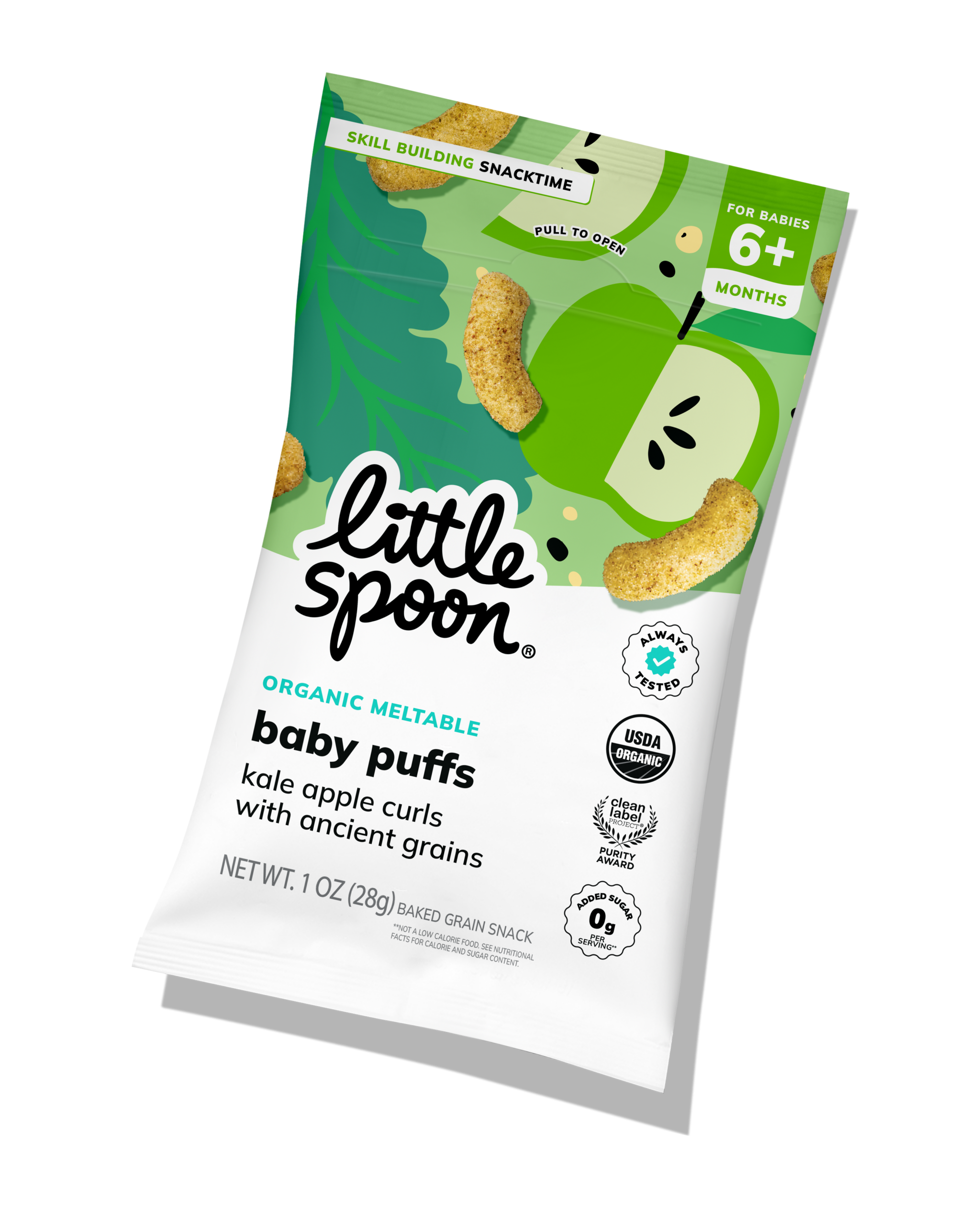 Organic Kale Apple Curls with Ancient Grains