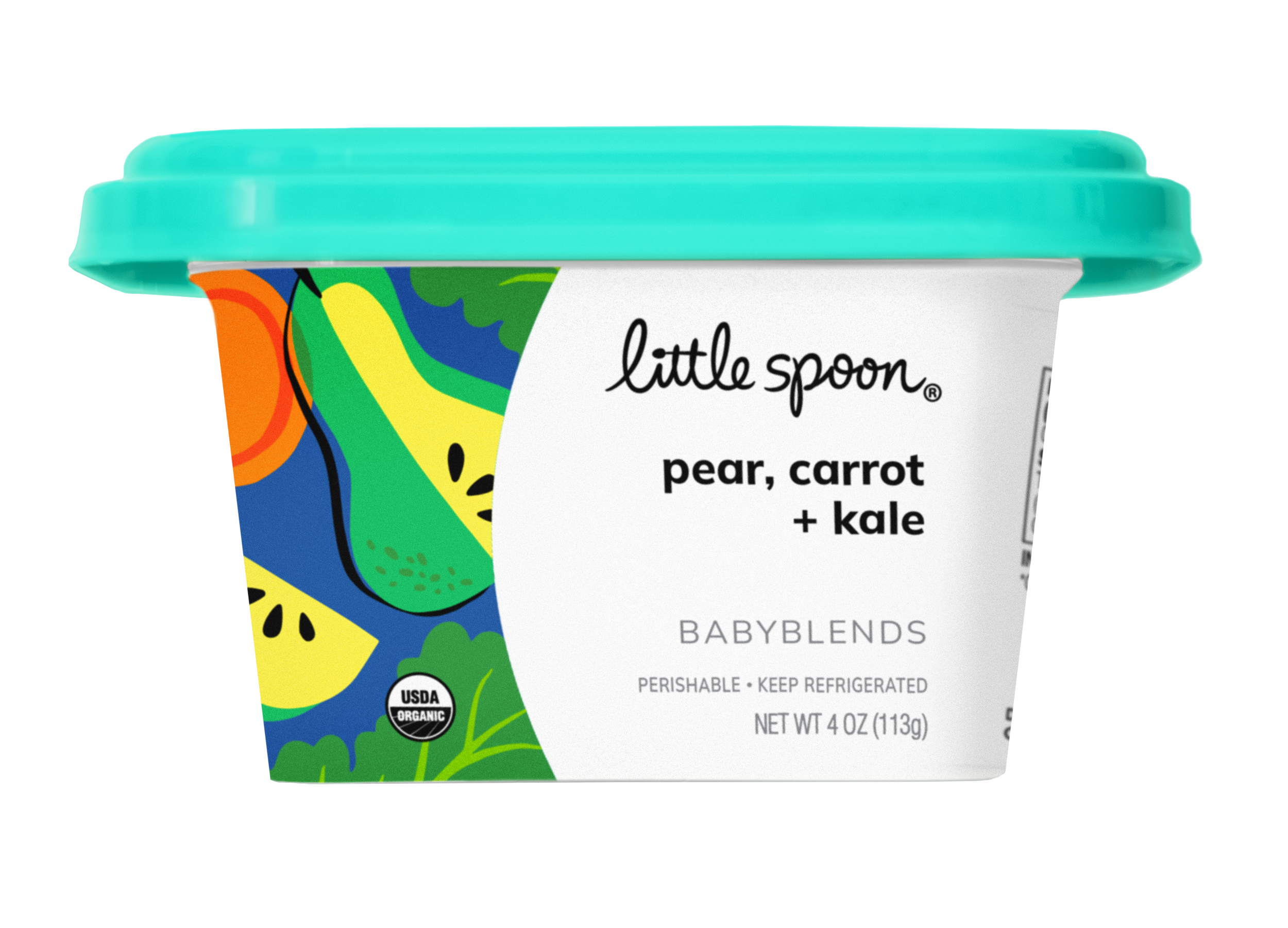 Pear, Carrot + Kale