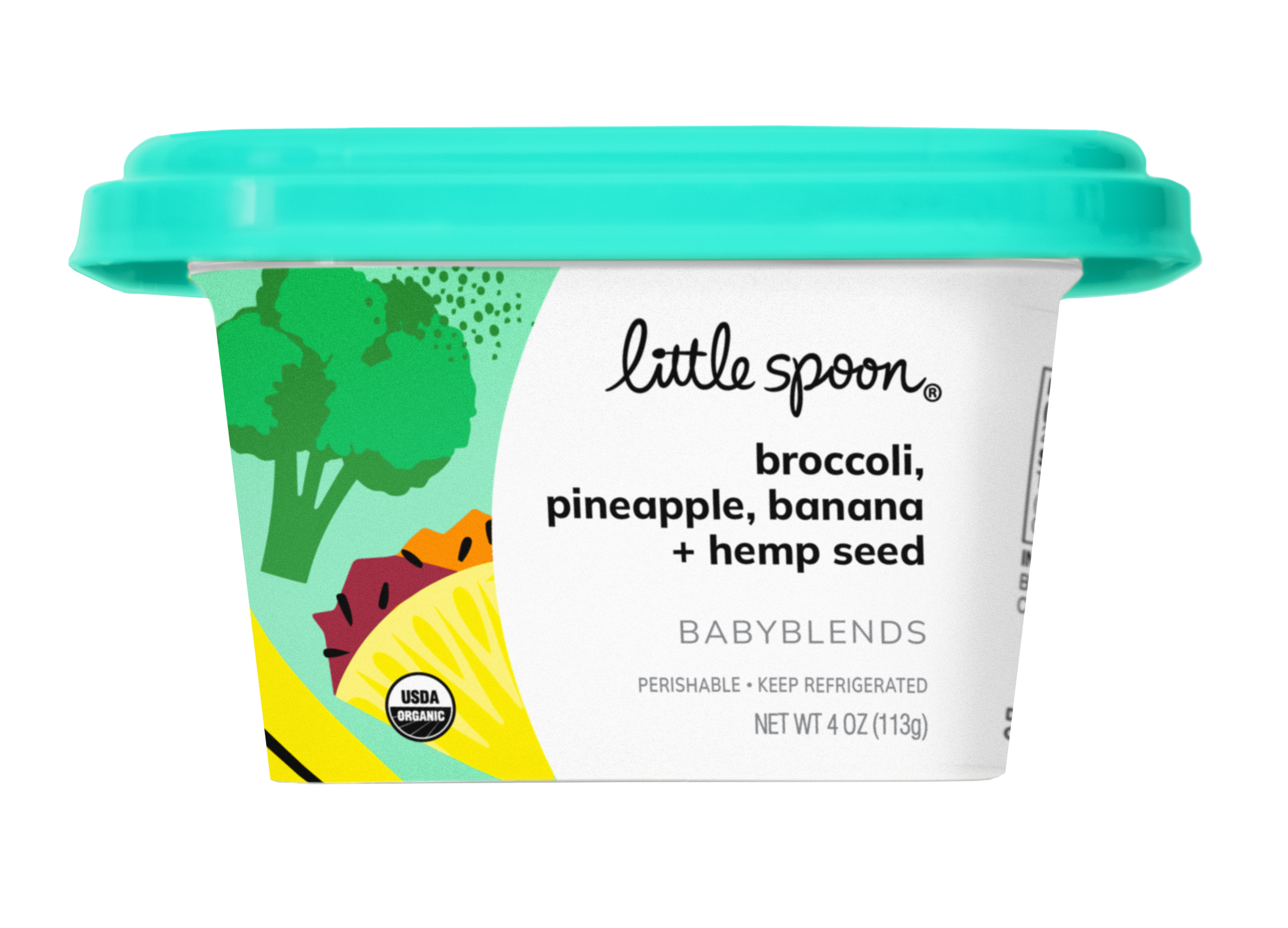 Broccoli, Pineapple, Banana + Hemp Seed