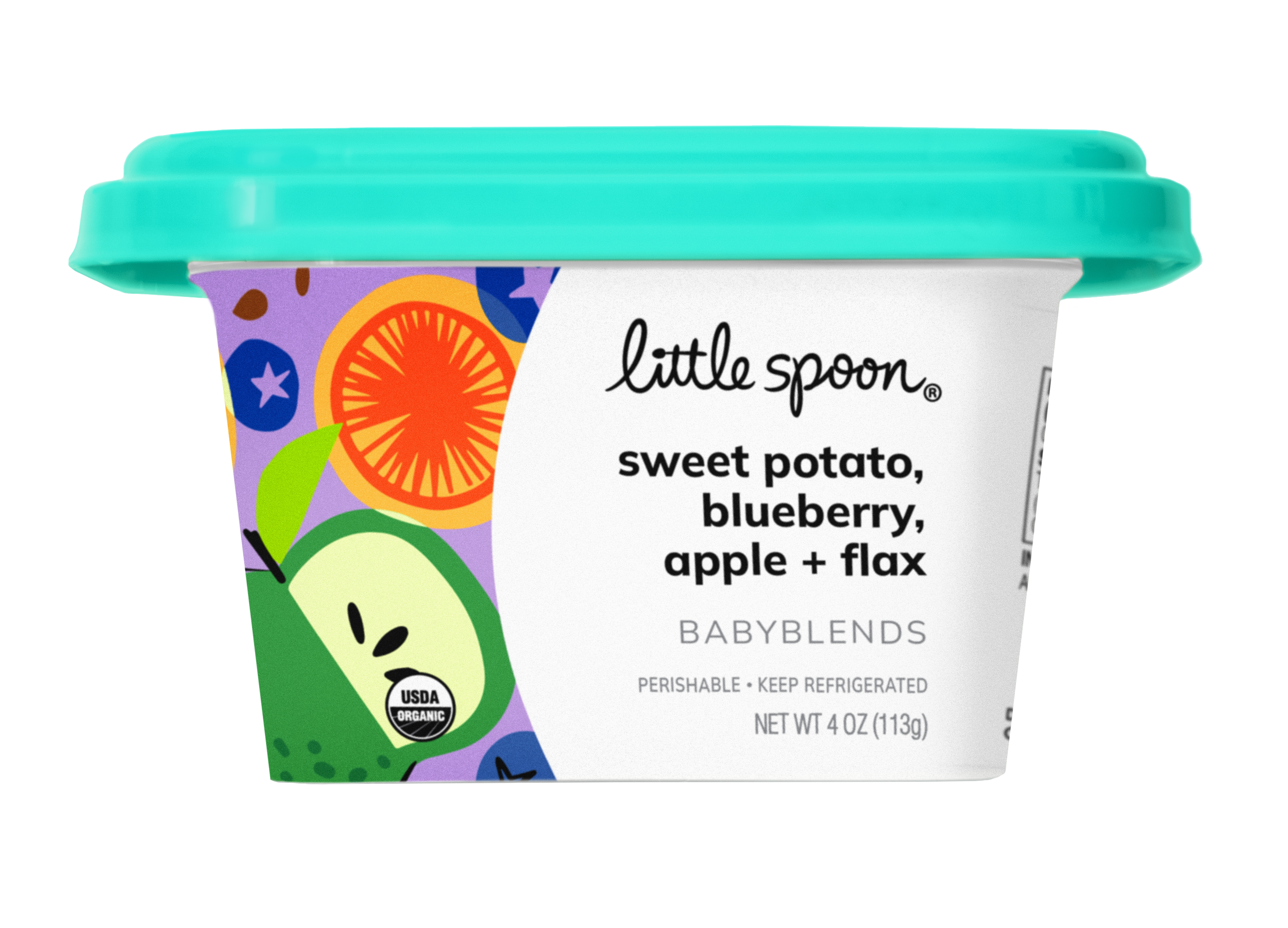 Sweet Potato, Blueberry, Apple + Flax