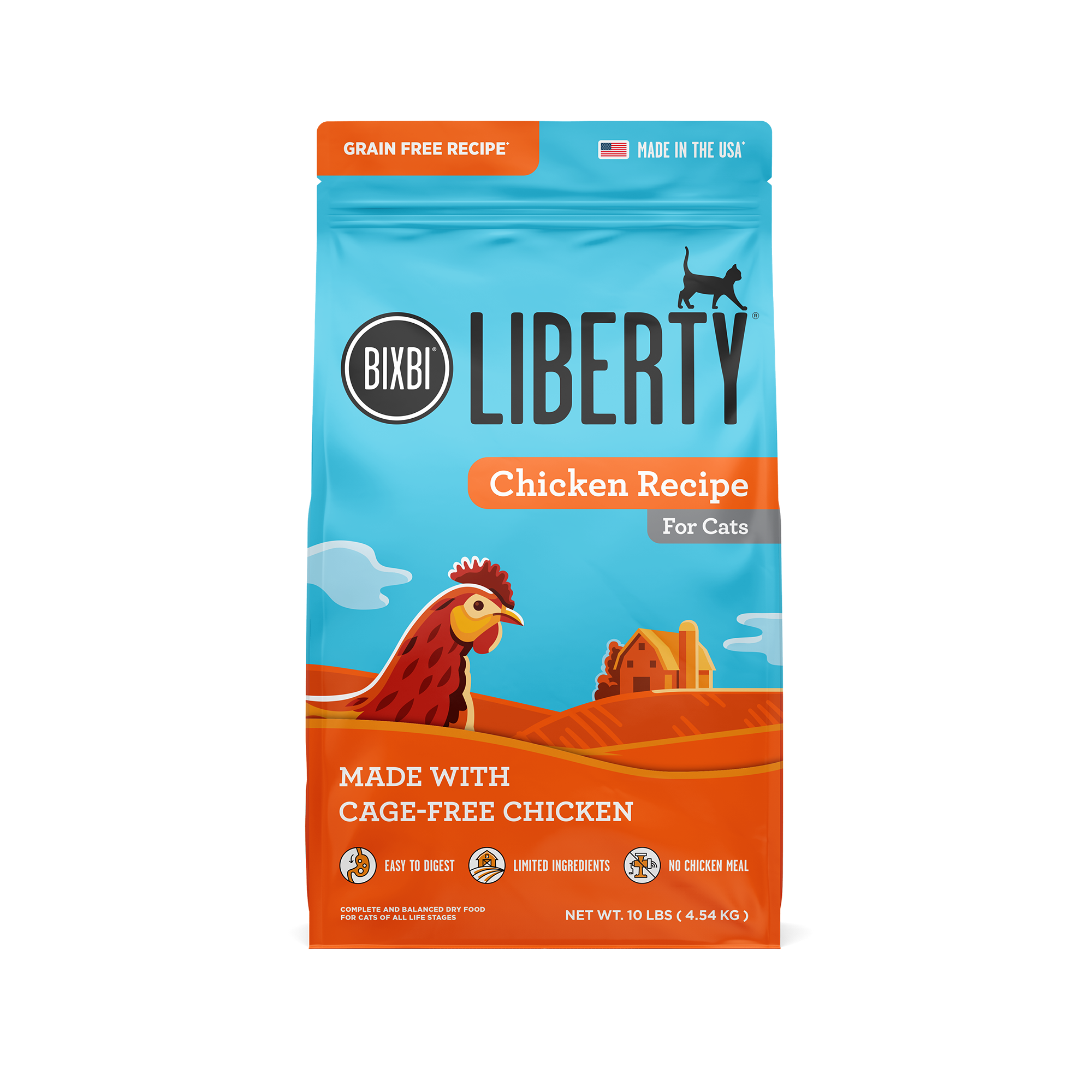 Liberty® Dry Food for Cats – Chicken Recipe, 10 lb