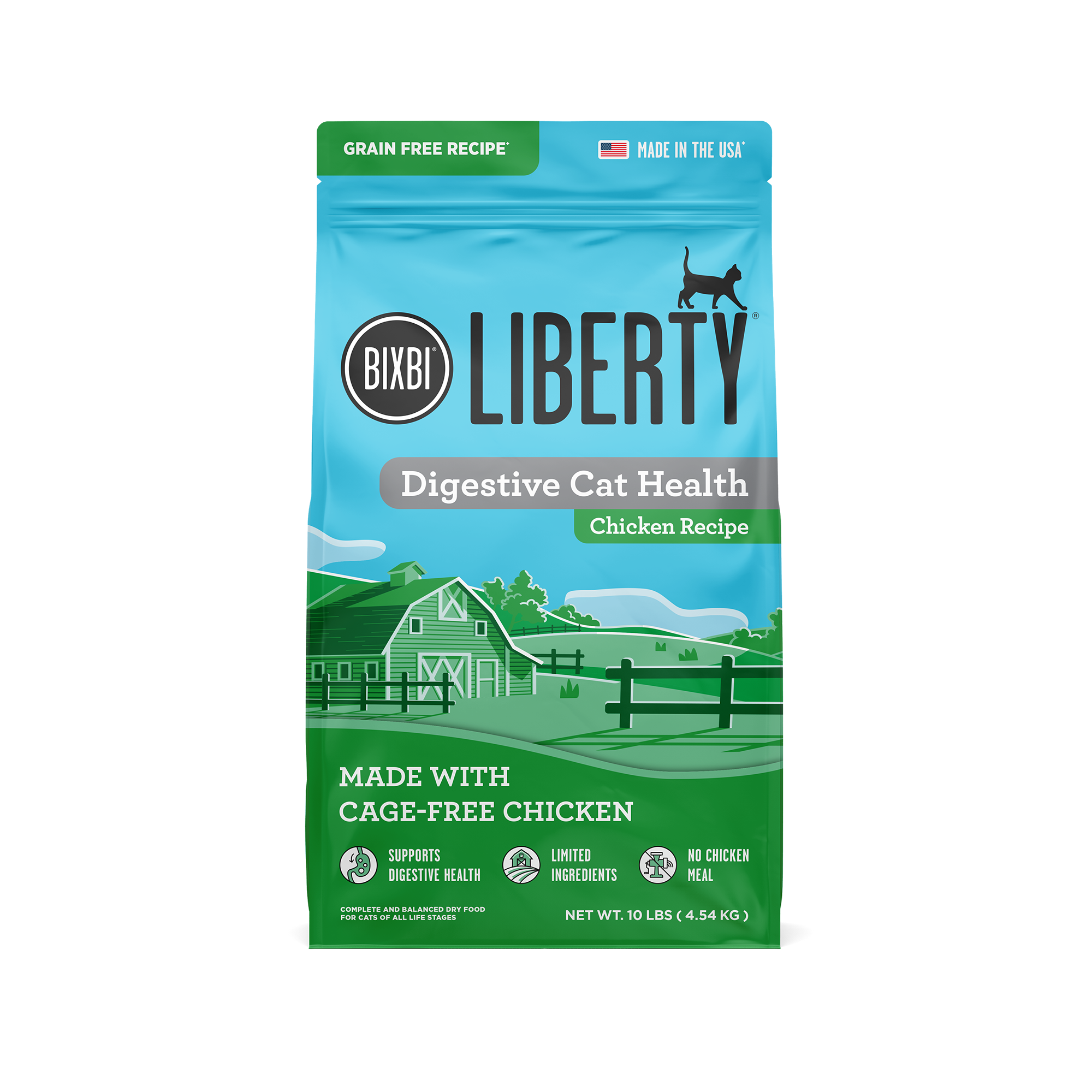 Liberty® Digestive Health Dry Food for Cats – Chicken Recipe, 10 lb