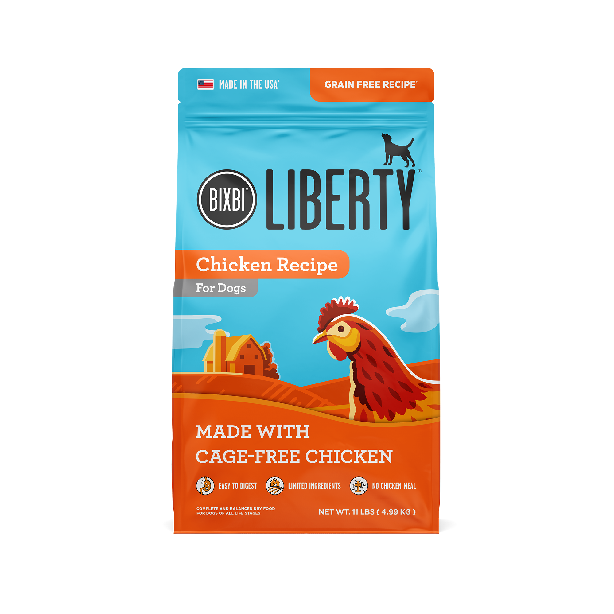 Liberty® Dry Food for Dogs – Chicken Recipe, 11 lb