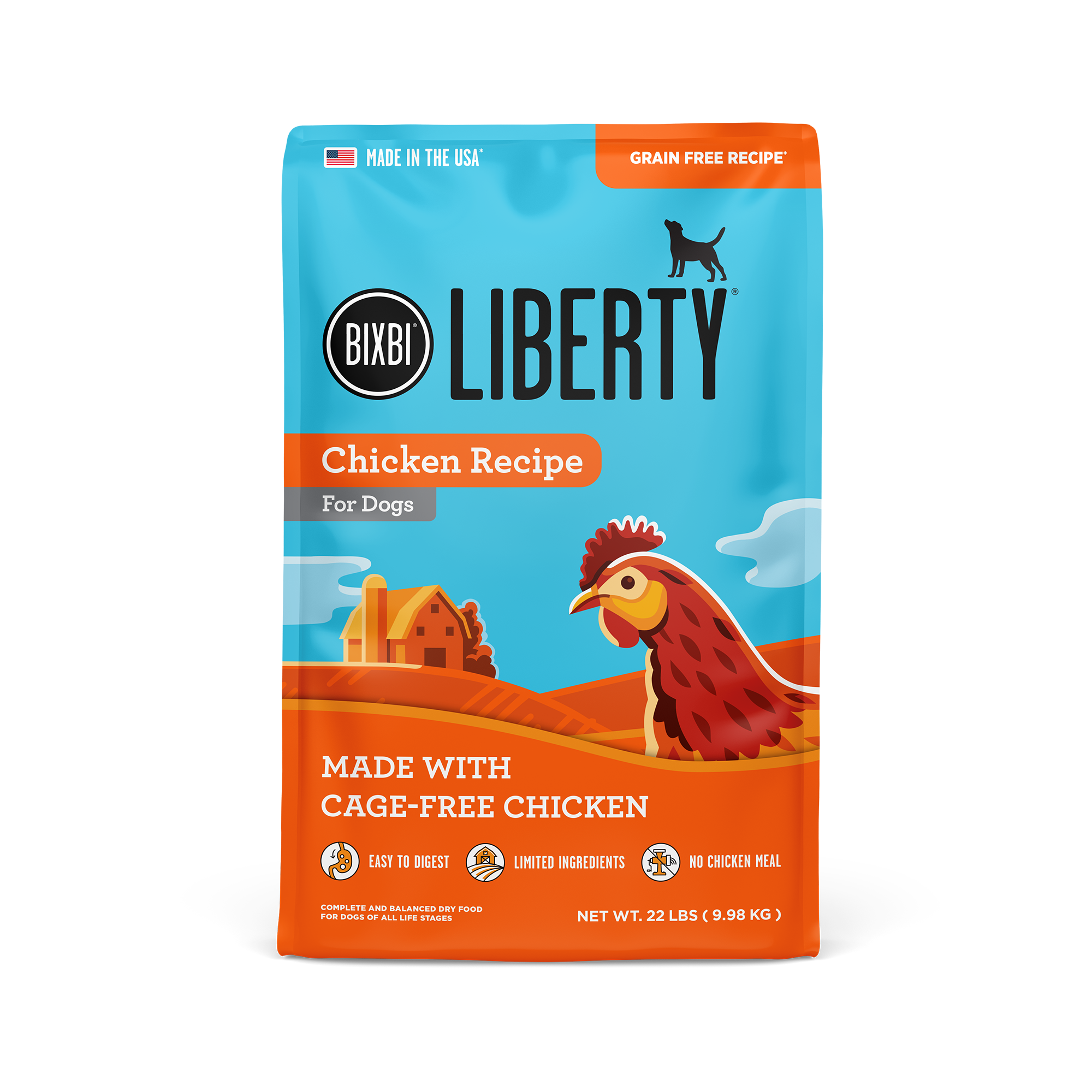 Liberty® Dry Food for Dogs – Chicken Recipe, 22 lb