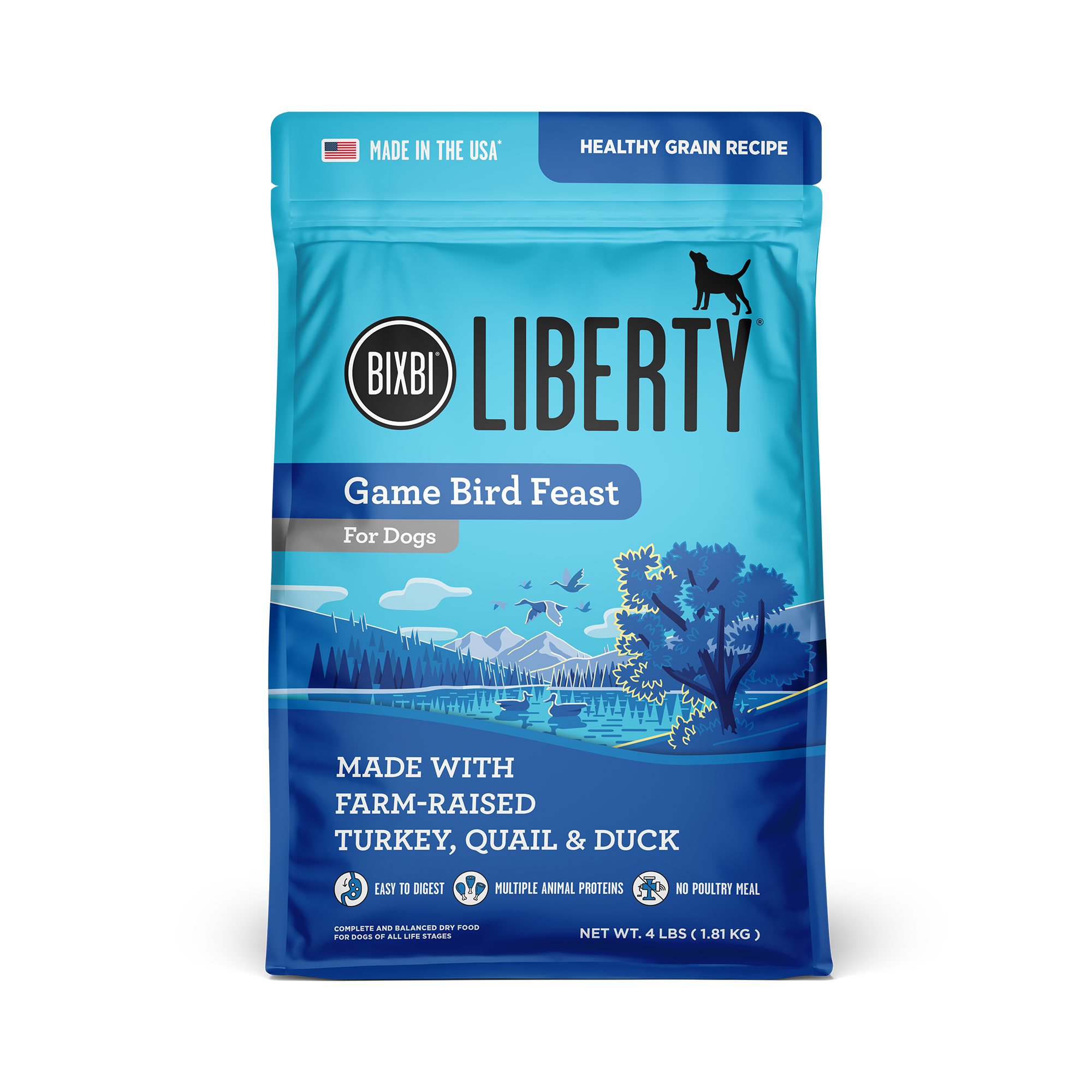 Liberty® Dry Food for Dogs – Game Bird Feast, 4 lb