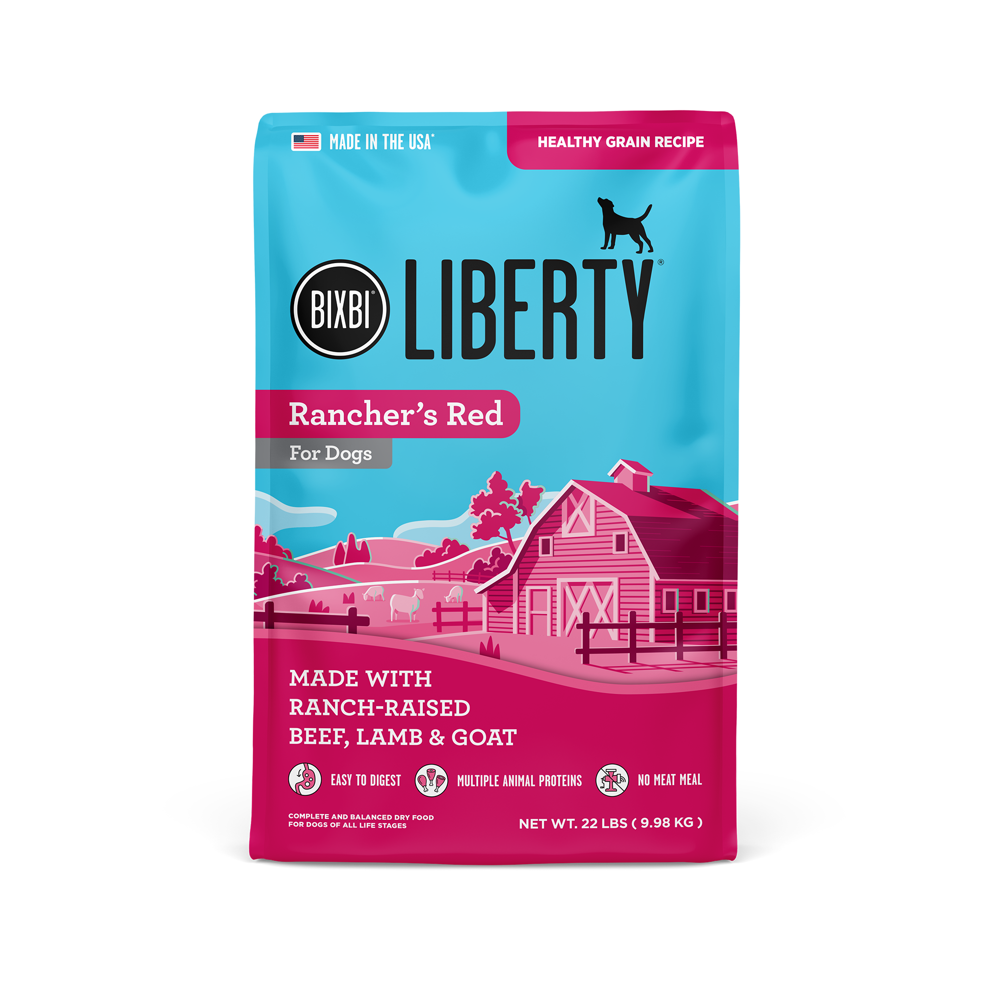 Liberty® Dry Food for Dogs – Rancher’s Red, 22 lb