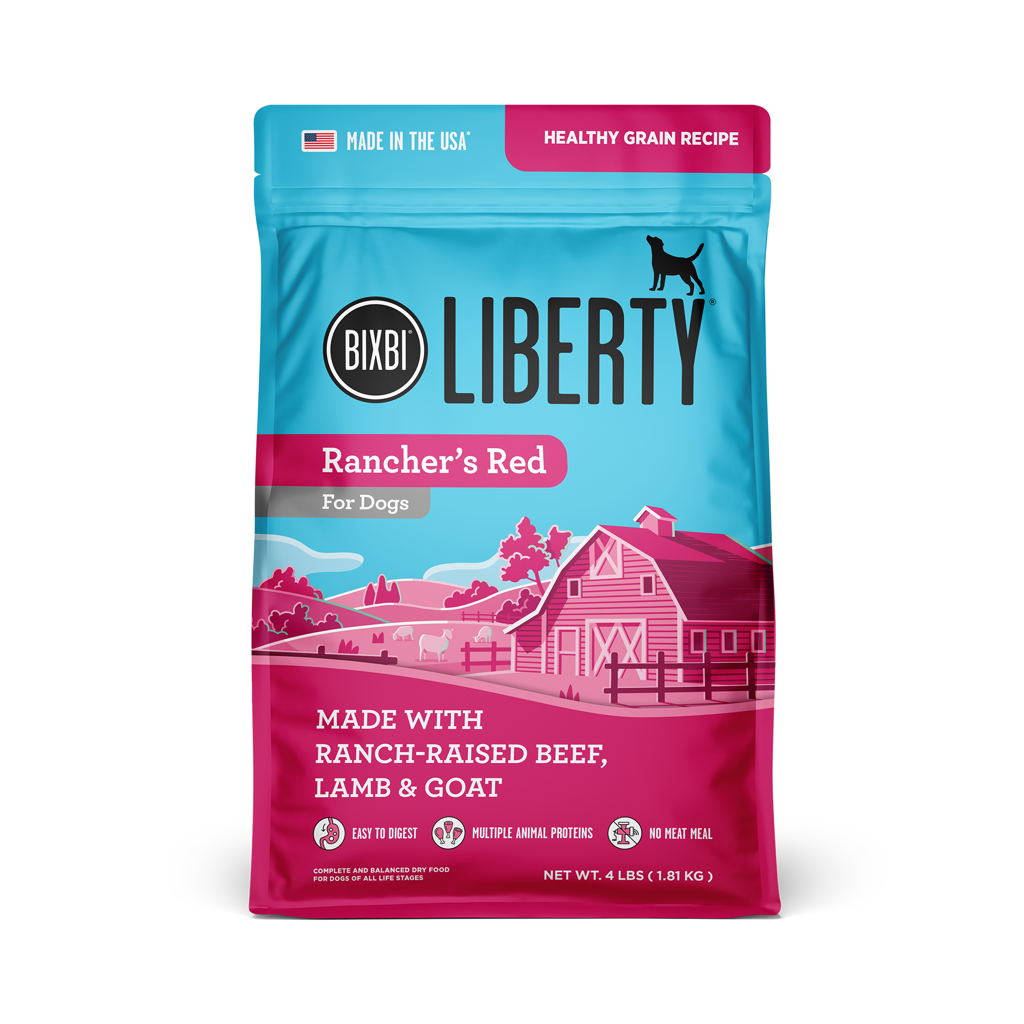 Liberty® Dry Food for Dogs – Rancher’s Red, 4 lb