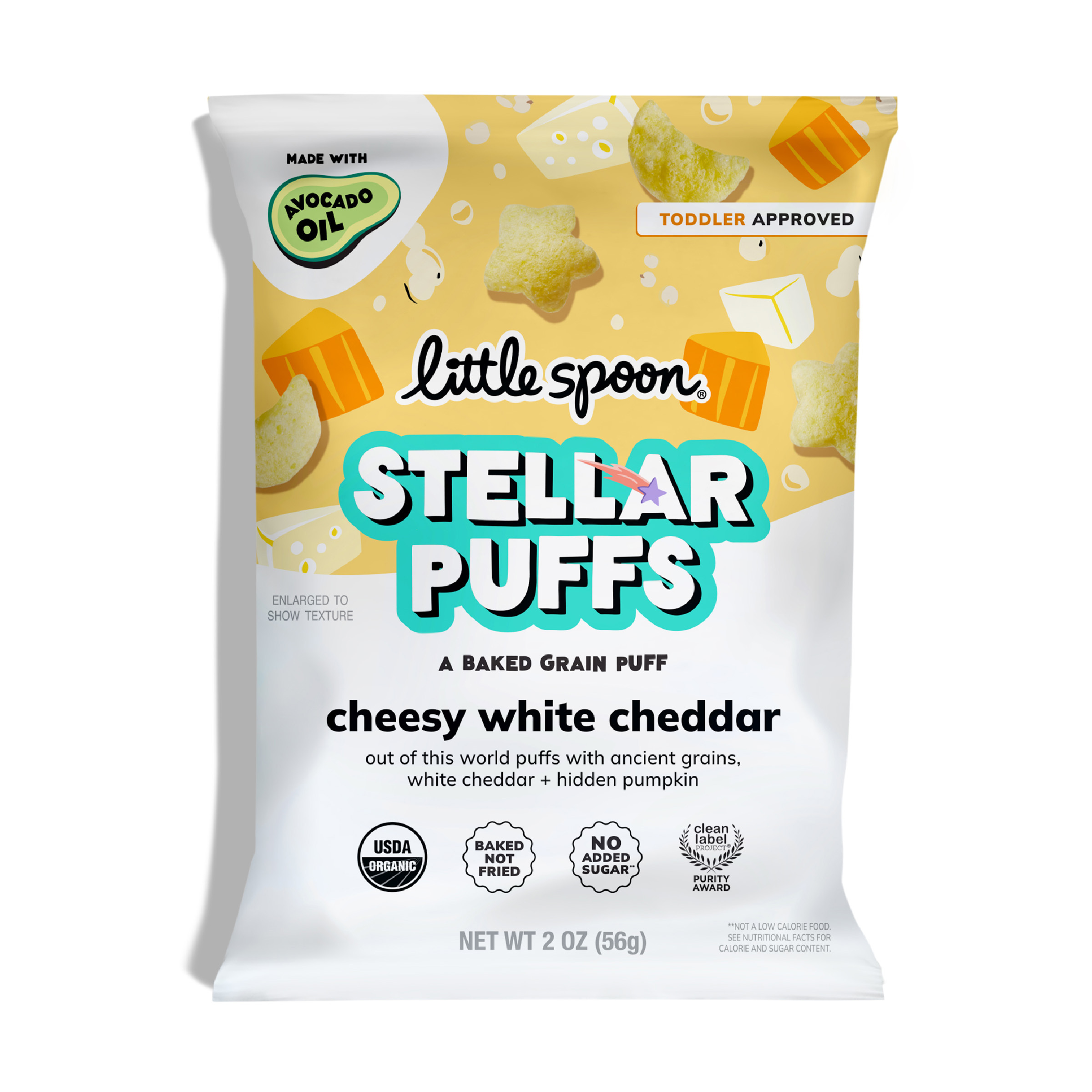 Cheesy White Cheddar Stellar Puffs