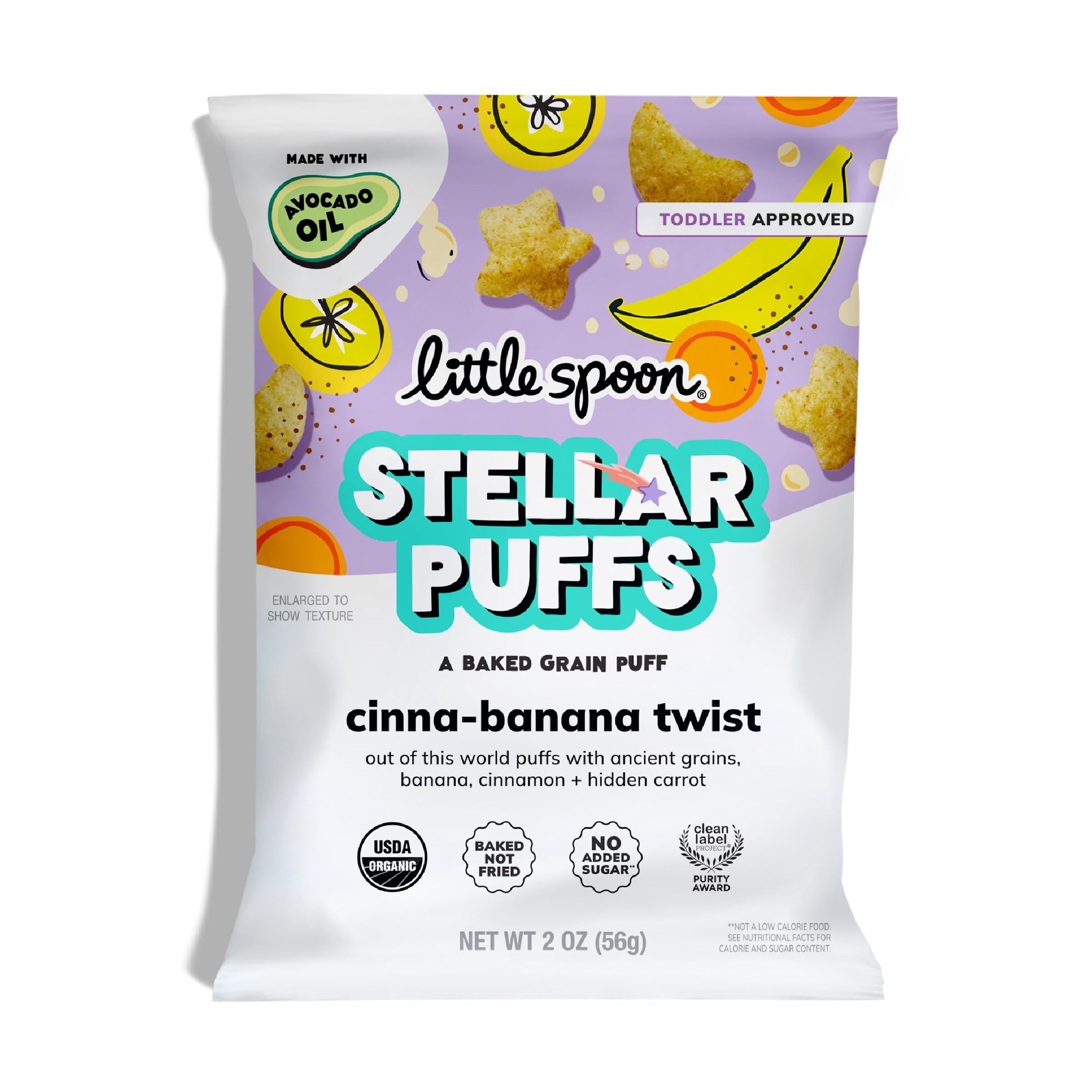 Cinna-Banana Twist Stellar Puffs